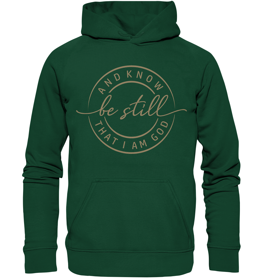 Sei still – und erkenne, dass ich Gott bin - Kids Premium Hoodie - GfoitMa