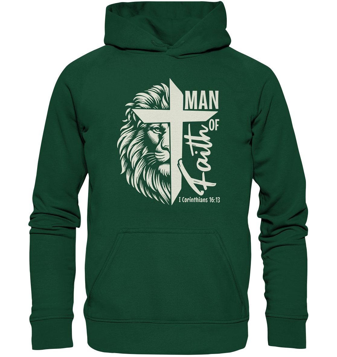 Man of Faith – 1. Corinthians 16:13 - Kids Premium Hoodie - GfoitMa