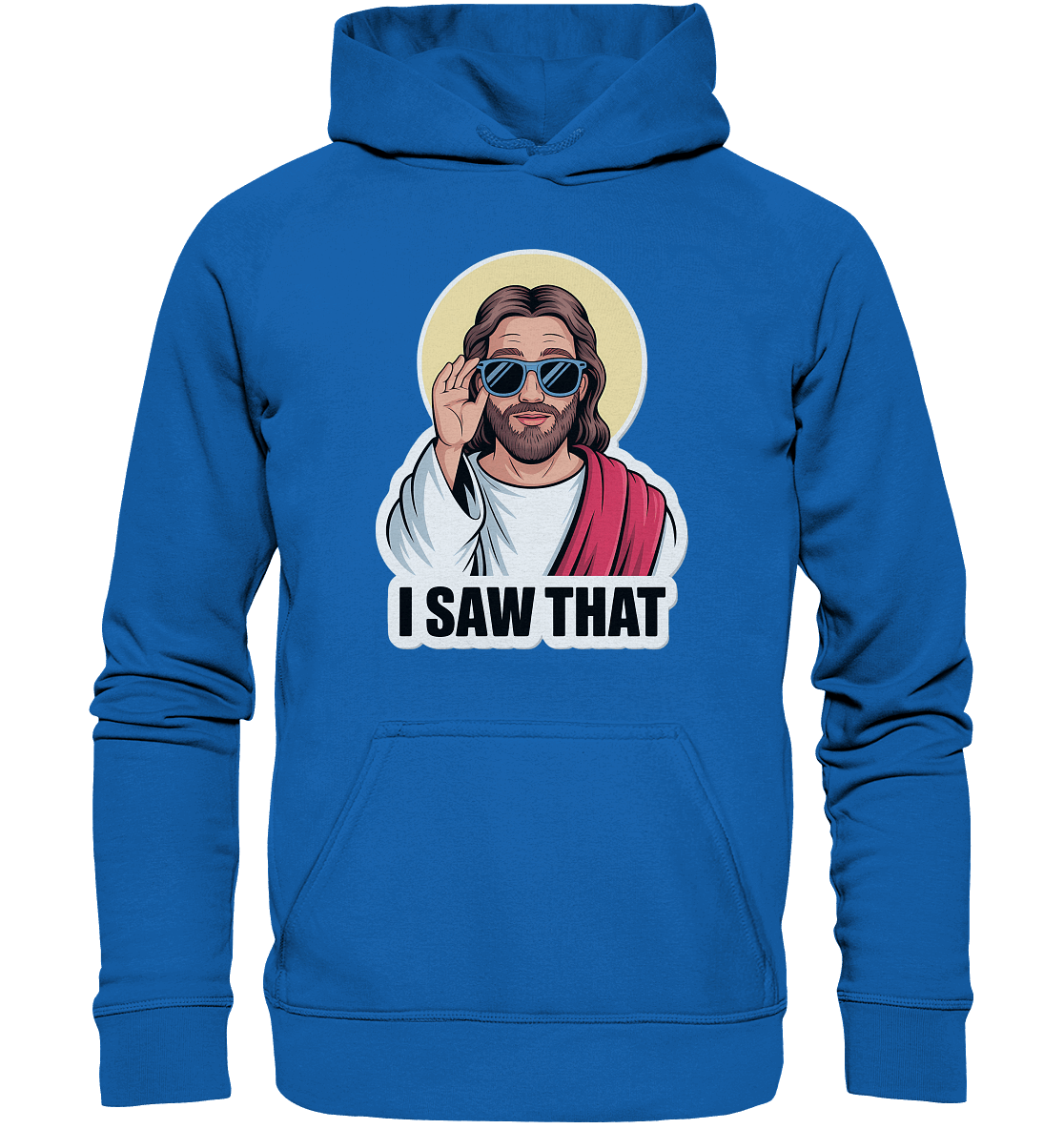 I Saw That – Jesus mit Sonnenbrille | Christliche Produkte - Kids Premium Hoodie