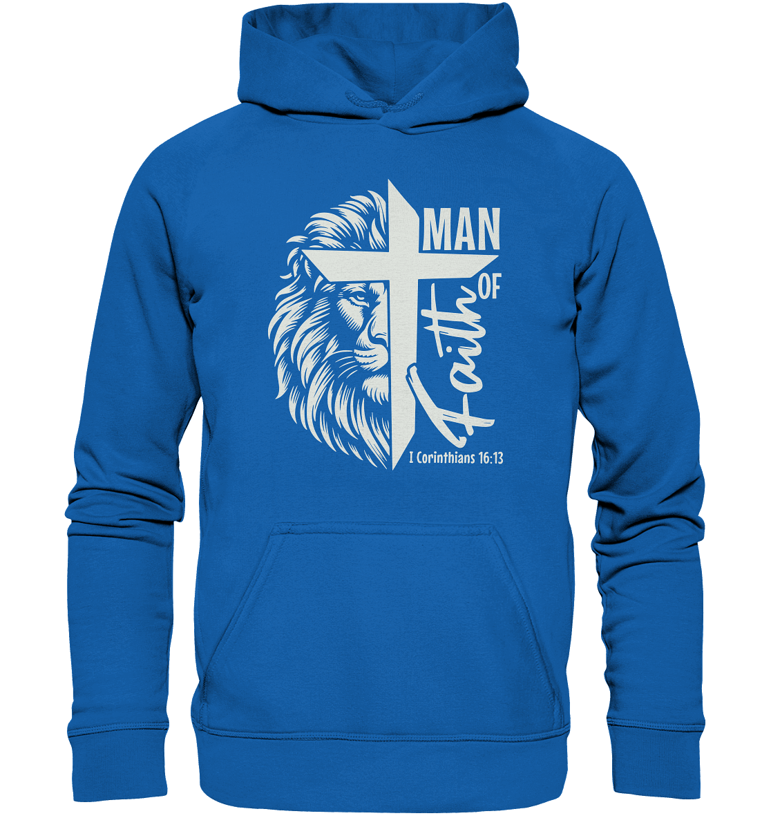 Man of Faith – 1. Corinthians 16:13 - Kids Premium Hoodie