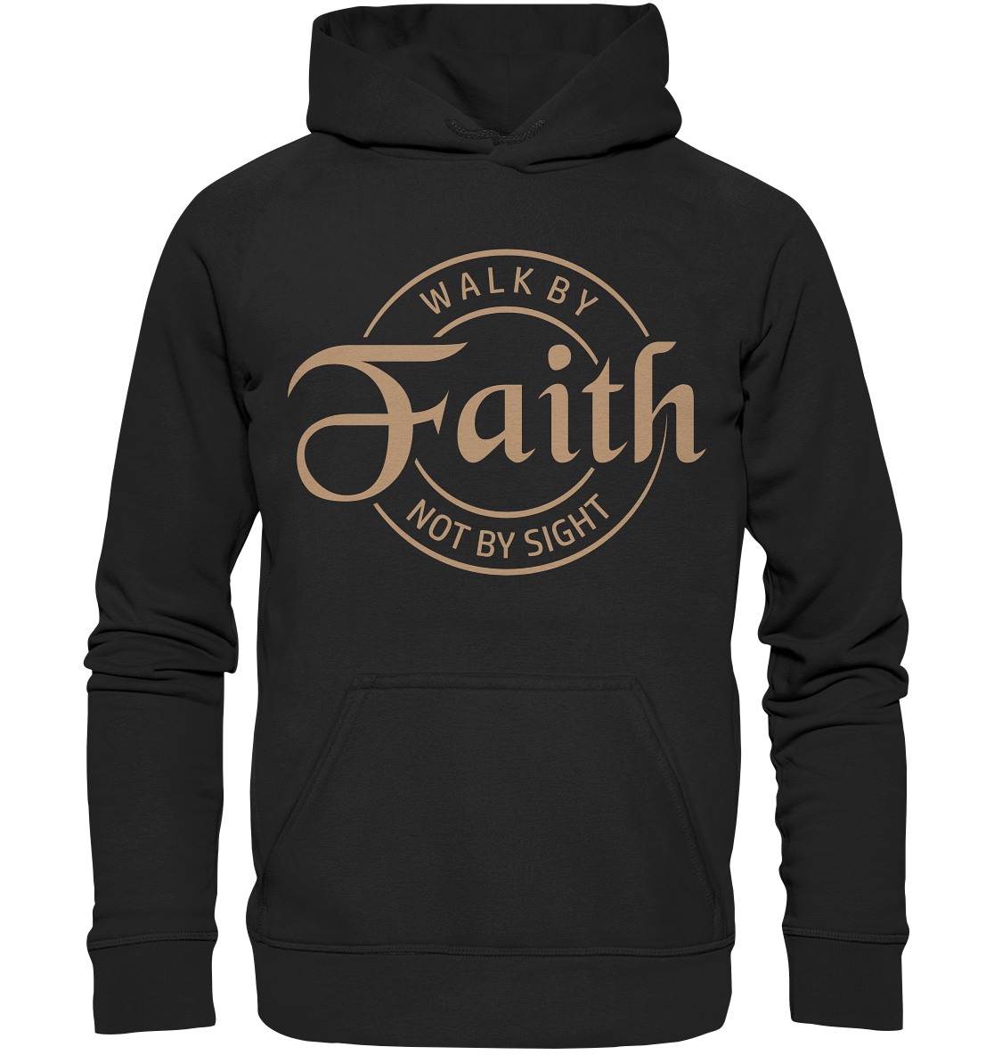 Im Glauben gehen, nicht im Sehen - Kids Premium Hoodie - GfoitMa - Black / 116
