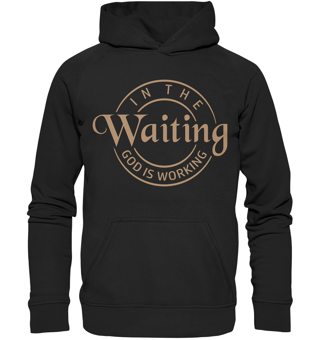Im Warten wirkt Gott - Kids Premium Hoodie - GfoitMa - Black / 116