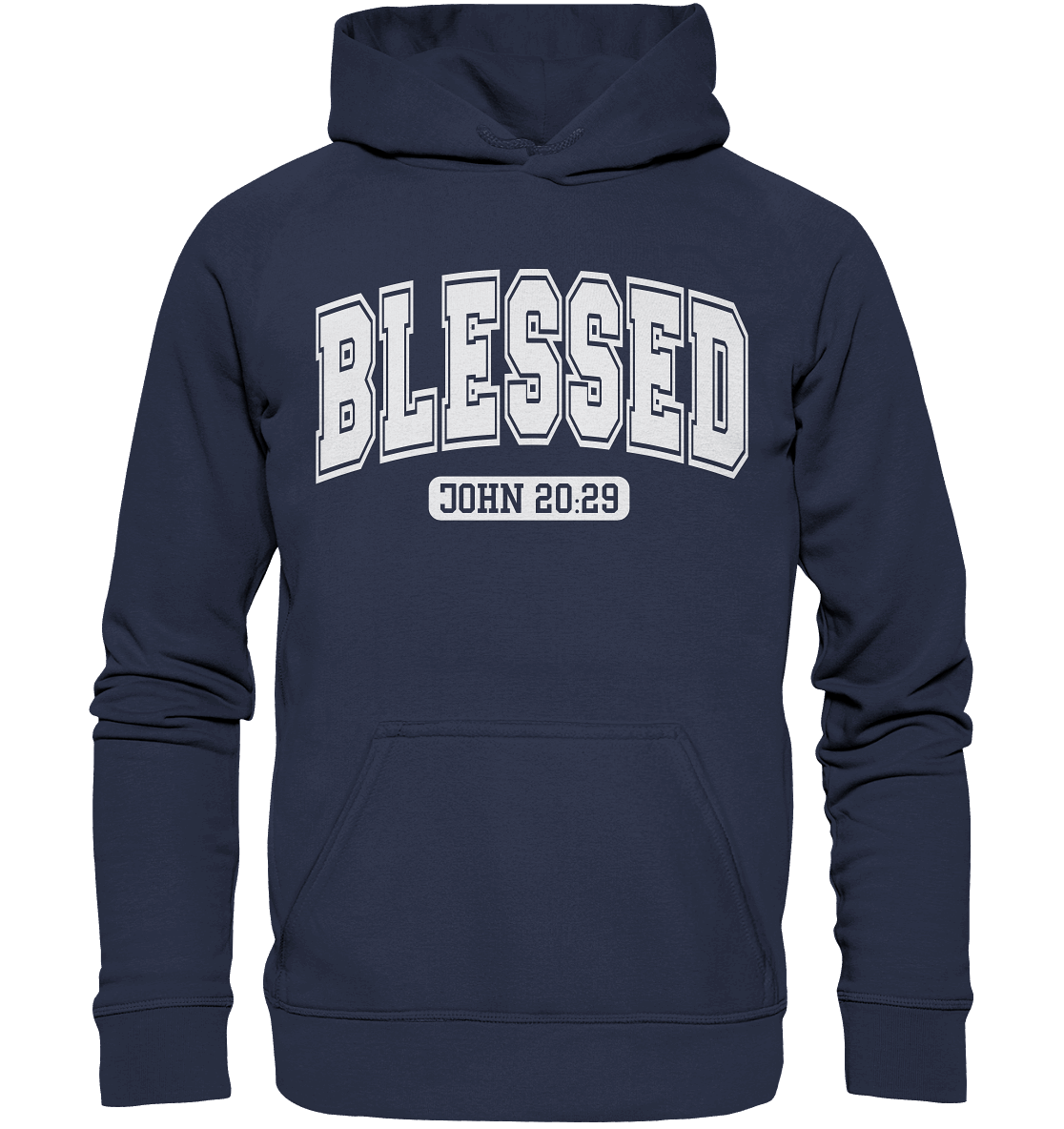Blessed – John 20:29 - Kids Premium Hoodie - GfoitMa - Deep Navy / 116