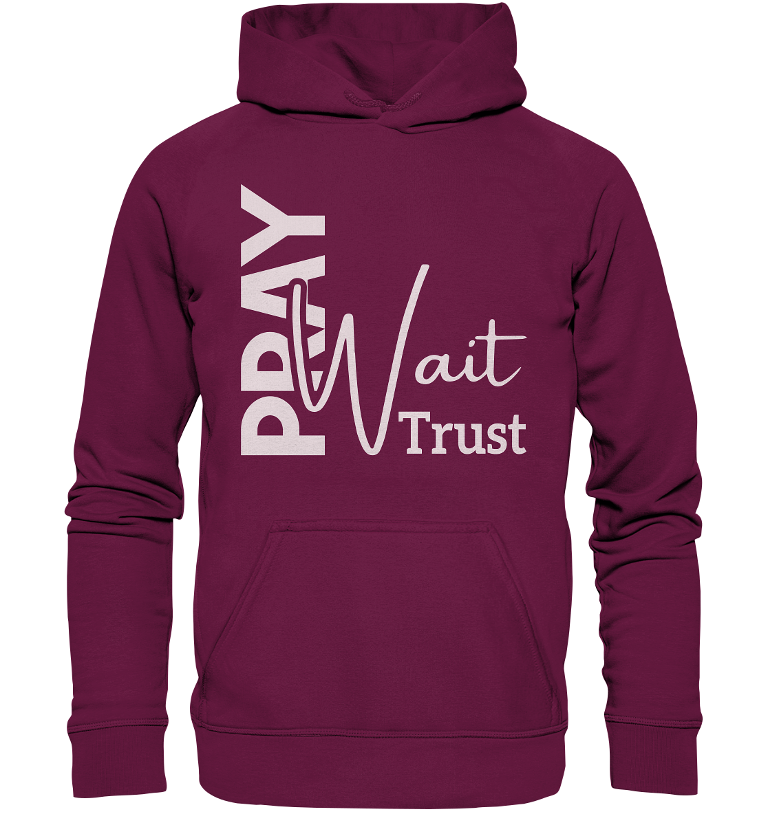 Pray. Wait. Trust. - Kids Premium Hoodie - GfoitMa
