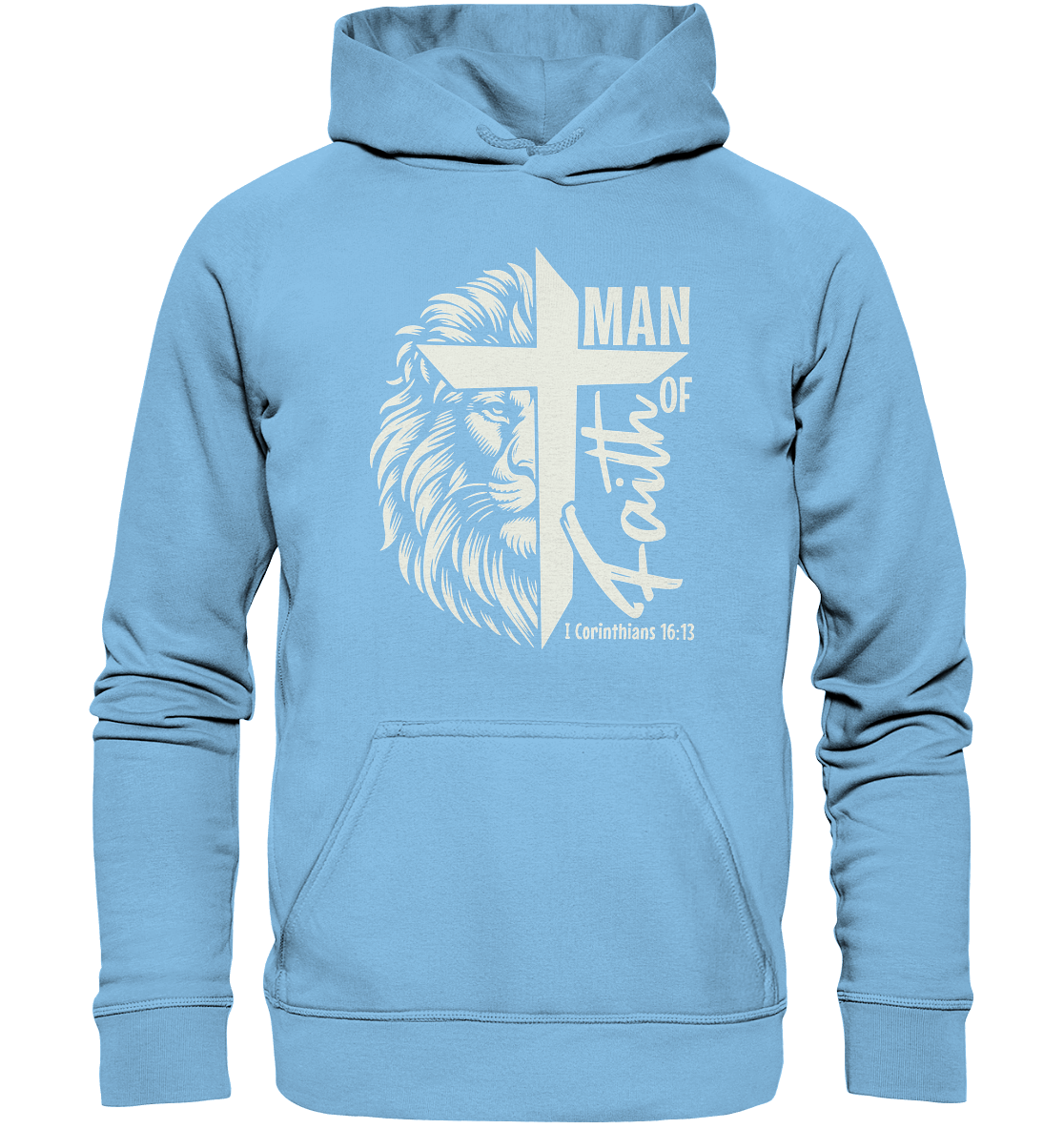 Man of Faith – 1. Corinthians 16:13 - Kids Premium Hoodie
