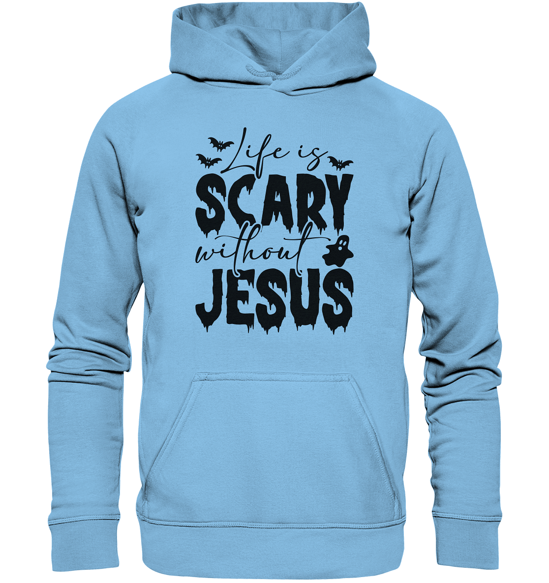 Life is Scary without Jesus - Christliche Kleidung & Geschenke - Kids Premium Hoodie