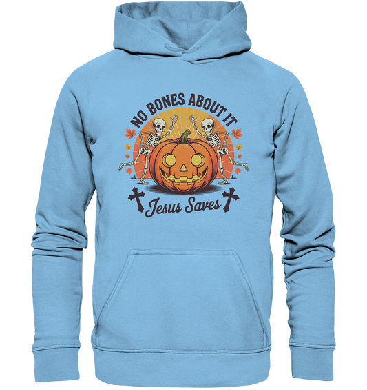 No Bones About It – Jesus Saves | Christliche Kleidung & Geschenke zu Halloween - Kids Premium Hoodie
