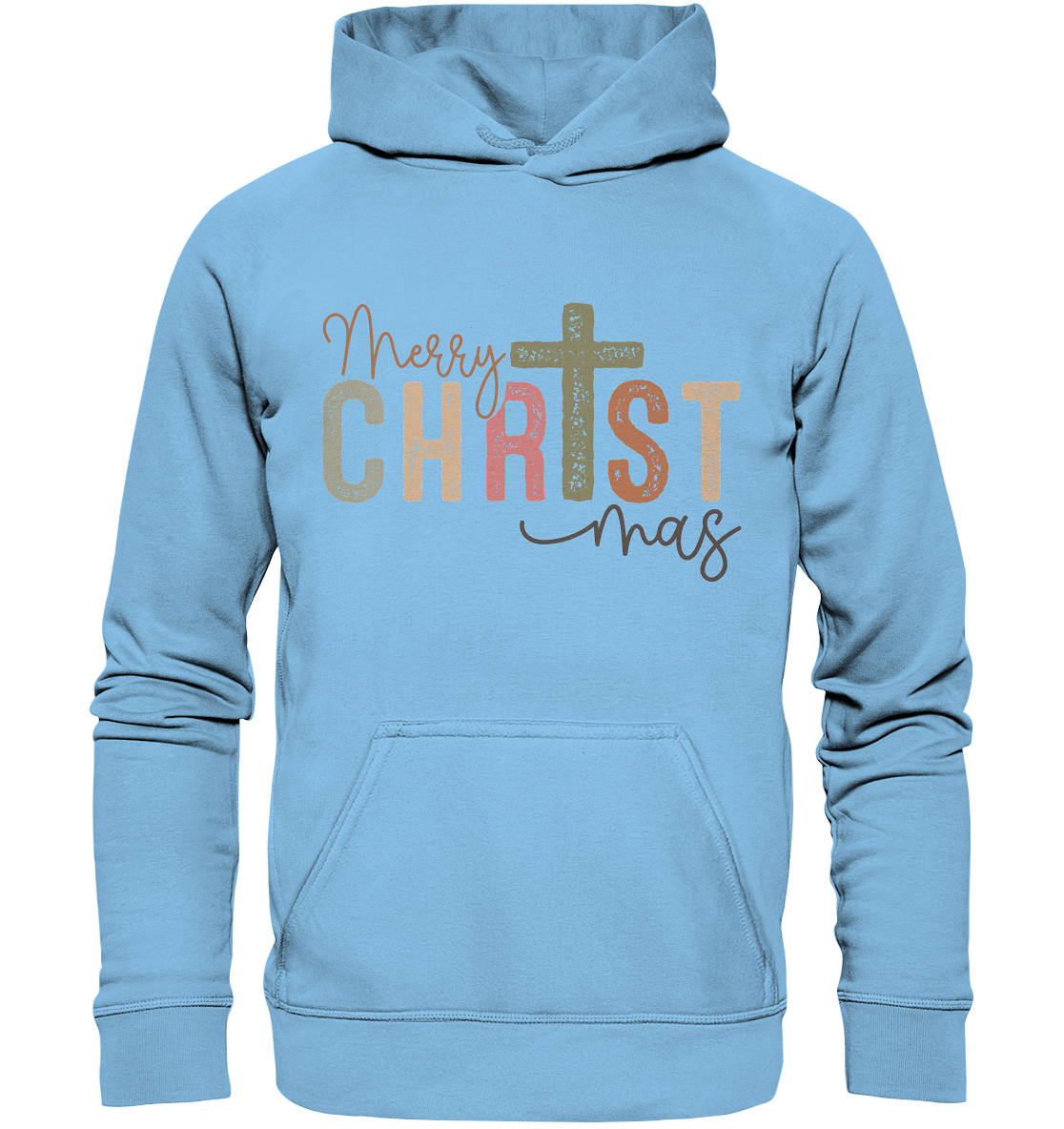 Merry CHRISTmas – Christ im Mittelpunkt - Kids Premium Hoodie - GfoitMa - Sky Blue / 116