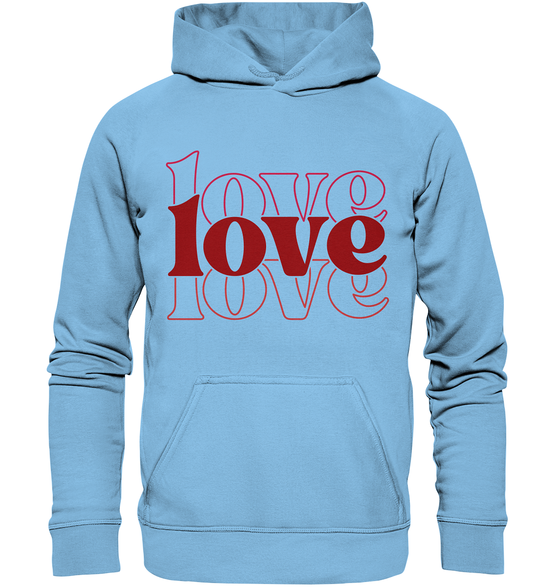 Love – Die größte Kraft - Kids Premium Hoodie - GfoitMa - Sky Blue / 116