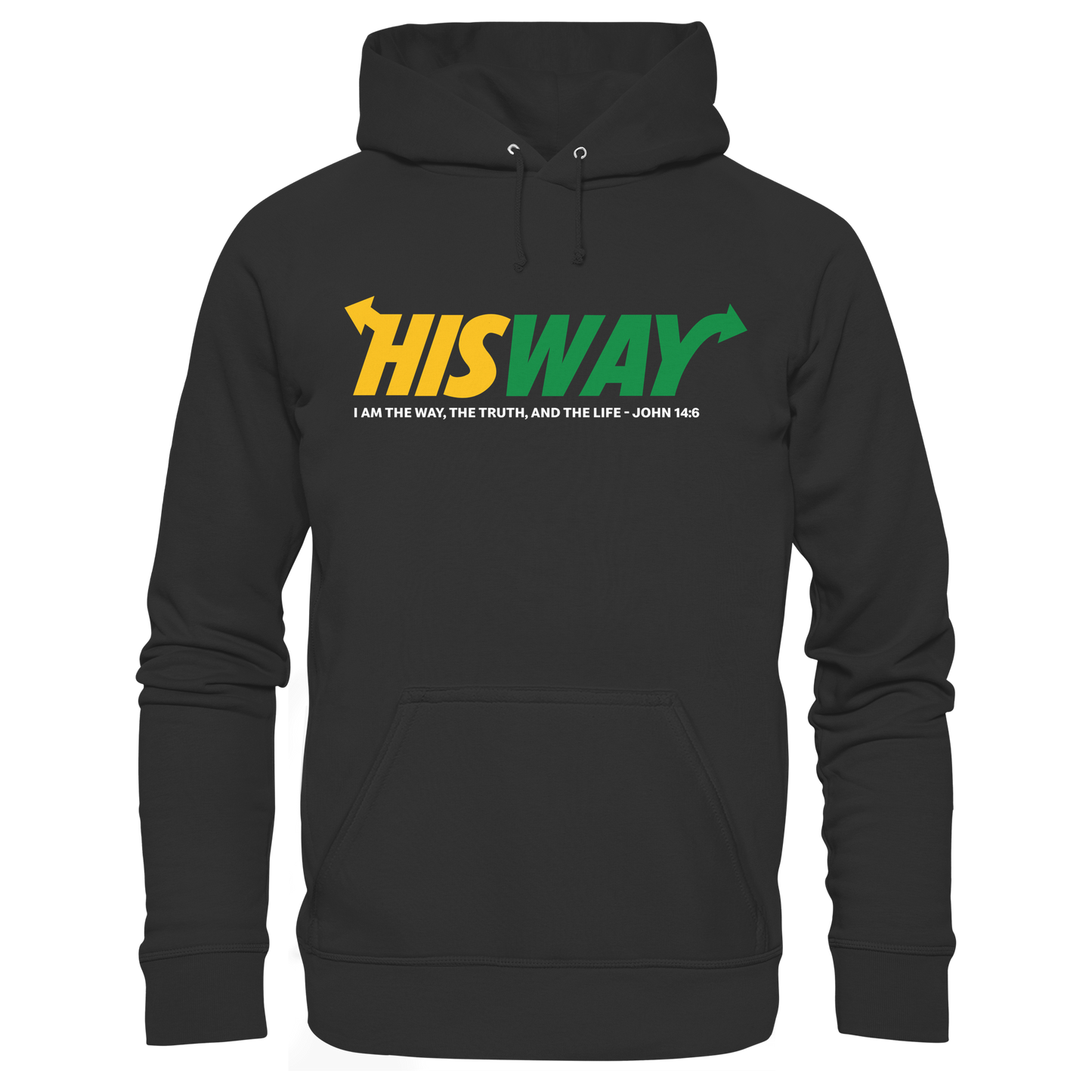 His Way – John 14:6 | Christliches Statement Design mit Johannes 14,6 - Kids Premium Hoodie