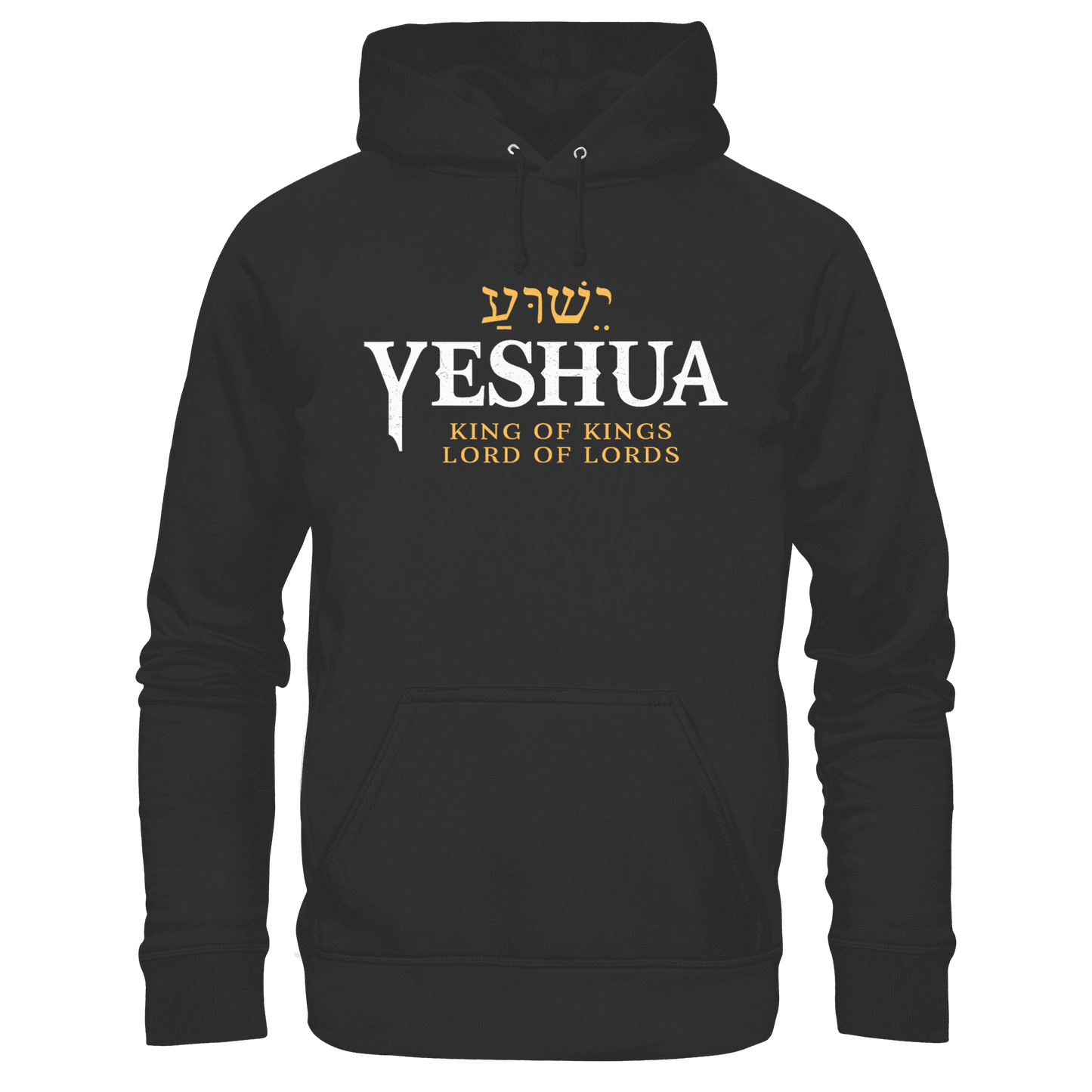 Yeshua – King of Kings, Lord of Lords | Christliches Design mit dem Namen Jesu - Kids Premium Hoodie