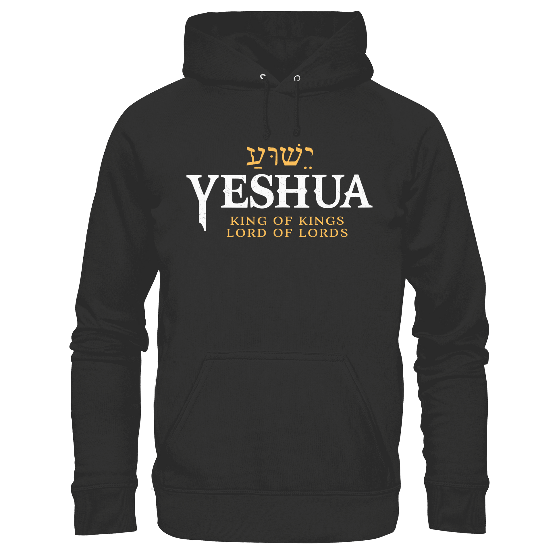 Yeshua – King of Kings, Lord of Lords | Christliches Design mit dem Namen Jesu - Kids Premium Hoodie