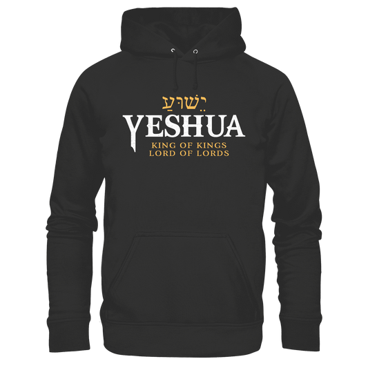 Yeshua – King of Kings, Lord of Lords | Christliches Design mit dem Namen Jesu - Kids Premium Hoodie