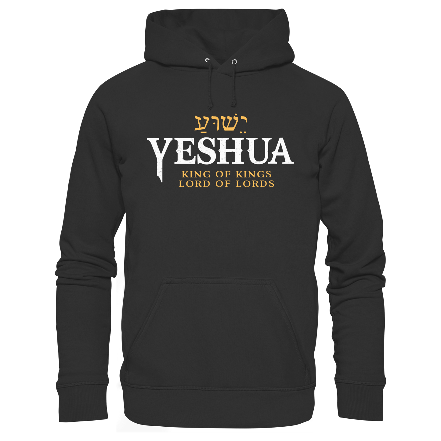 Yeshua – King of Kings, Lord of Lords | Christliches Design mit dem Namen Jesu - Kids Premium Hoodie