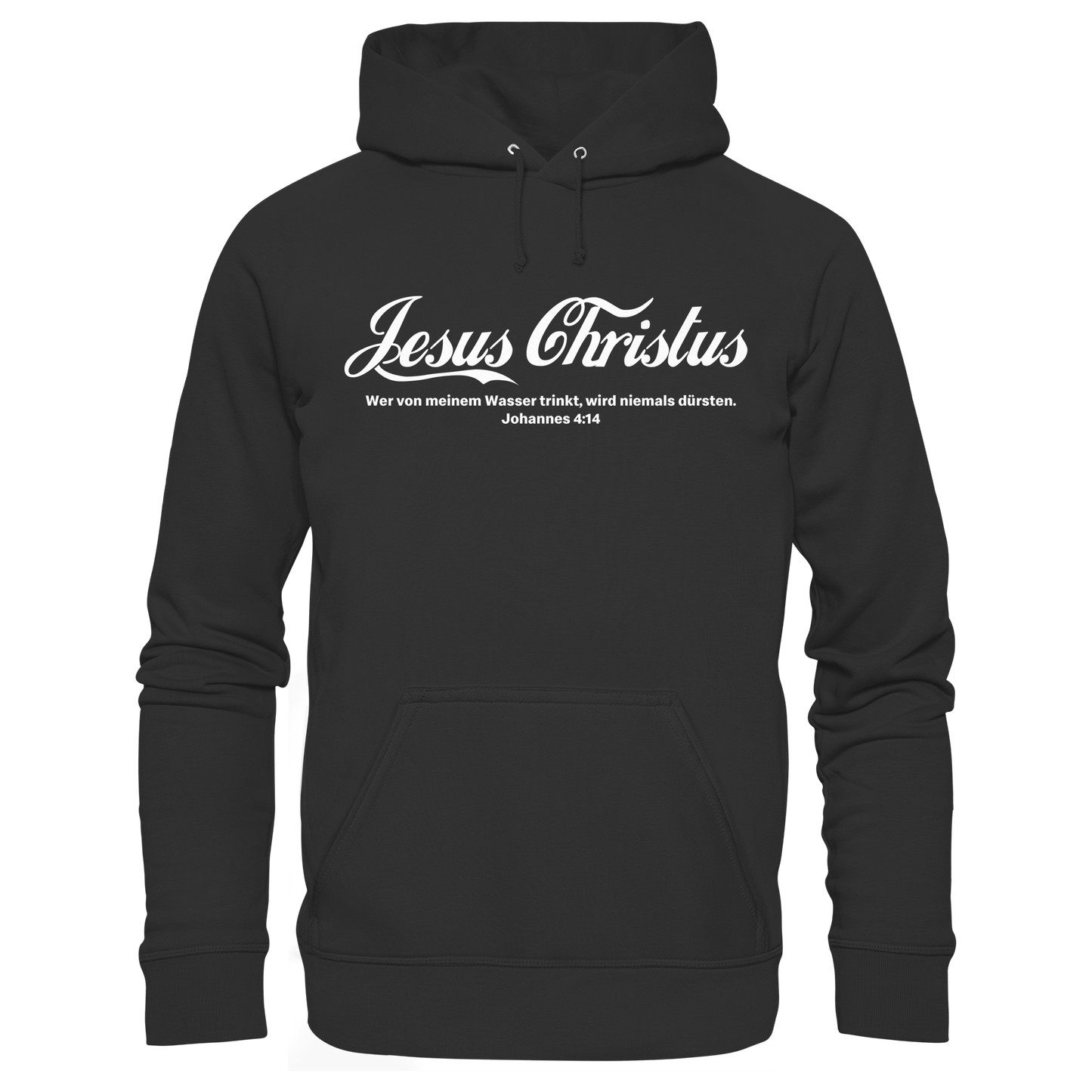 Jesus Christus – Johannes 4,14 | Christliches Statement Design „Lebendiges Wasser“ - Kids Premium Hoodie