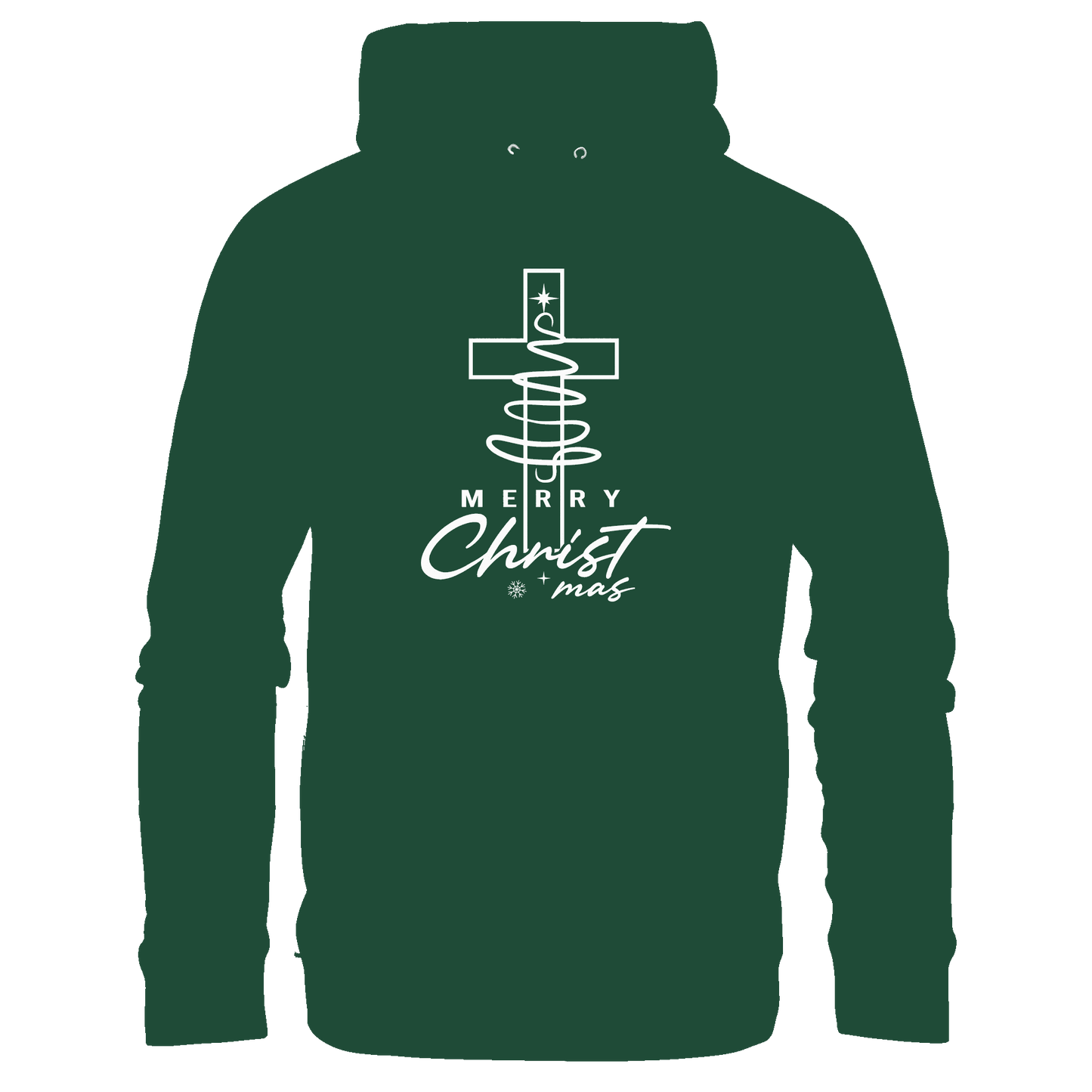 Kreuz und Christbaum – Merry Christ*mas Design - Kids Premium Hoodie