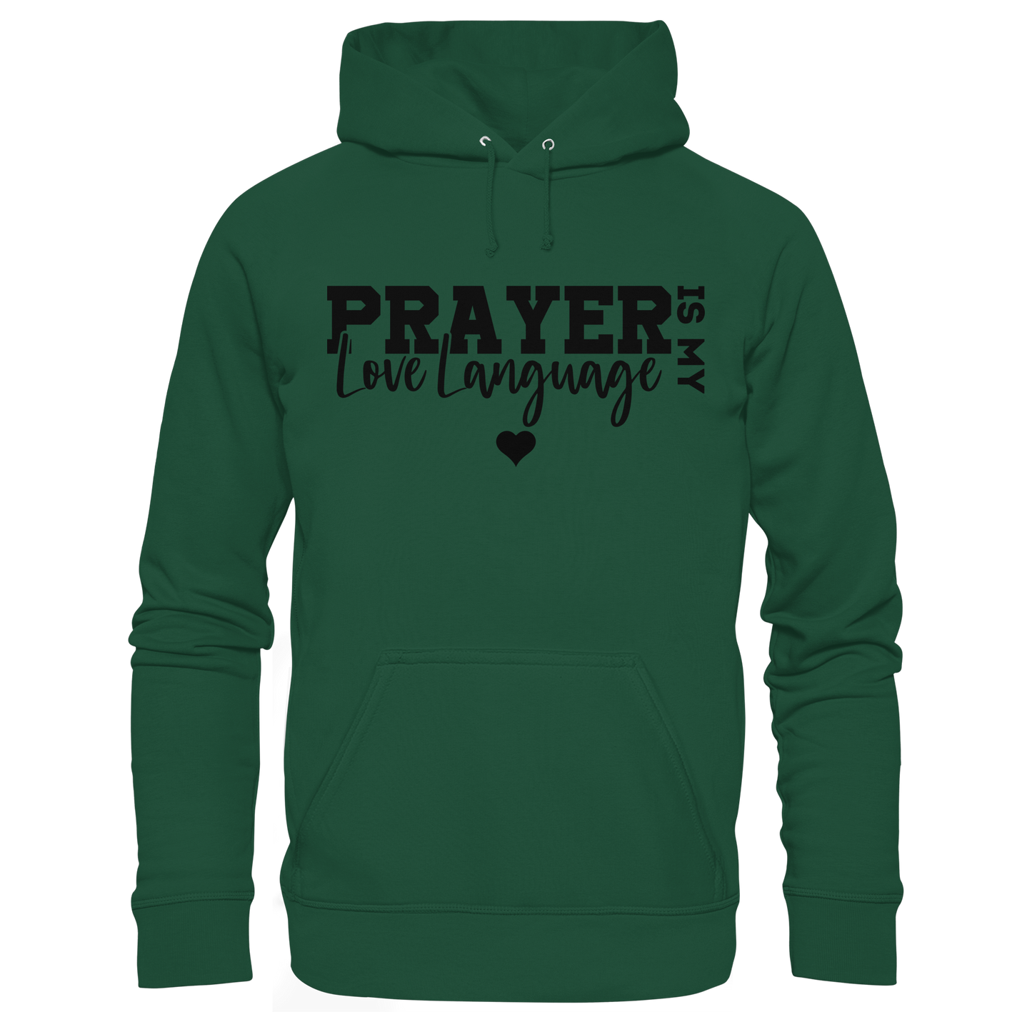 Prayer Is My Love Language – Christian Clothing with a Statement - Kids Premium Hoodie