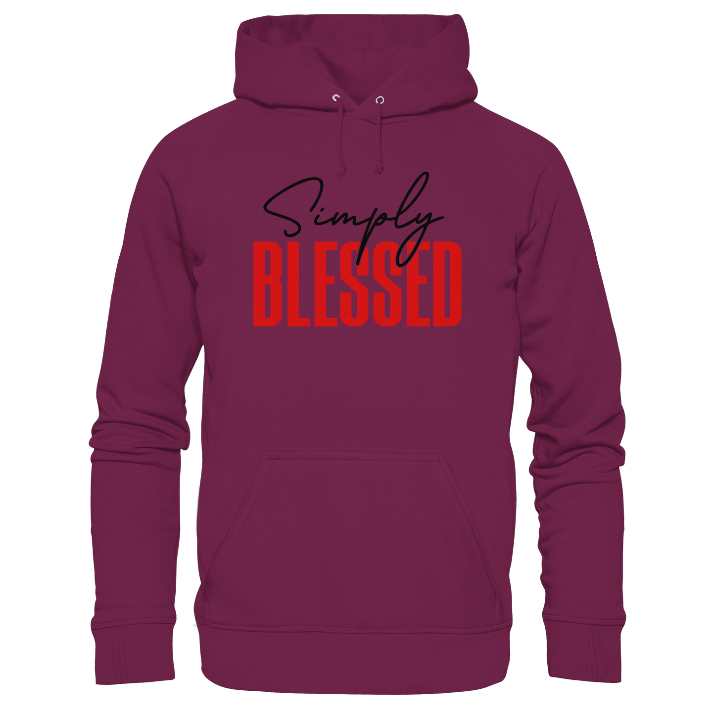 Simply Blessed | Christliches Design mit klarer Botschaft - Kids Premium Hoodie