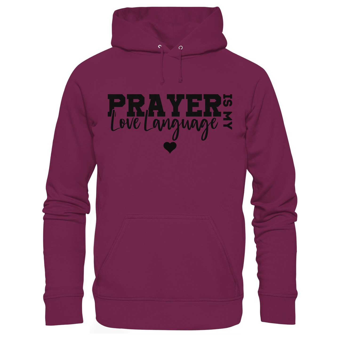 Prayer Is My Love Language – Christian Clothing with a Statement - Kids Premium Hoodie