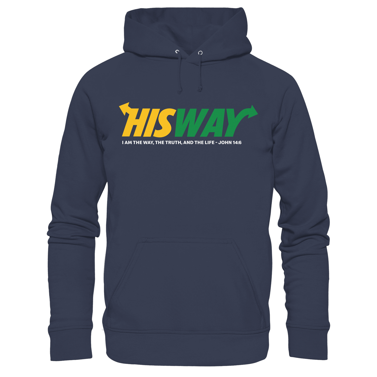 His Way – John 14:6 | Christliches Statement Design mit Johannes 14,6 - Kids Premium Hoodie