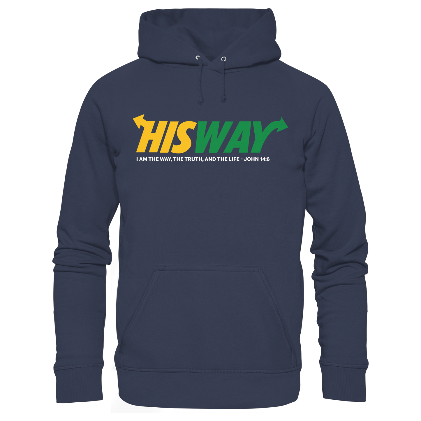 His Way – John 14:6 | Christliches Statement Design mit Johannes 14,6 - Kids Premium Hoodie