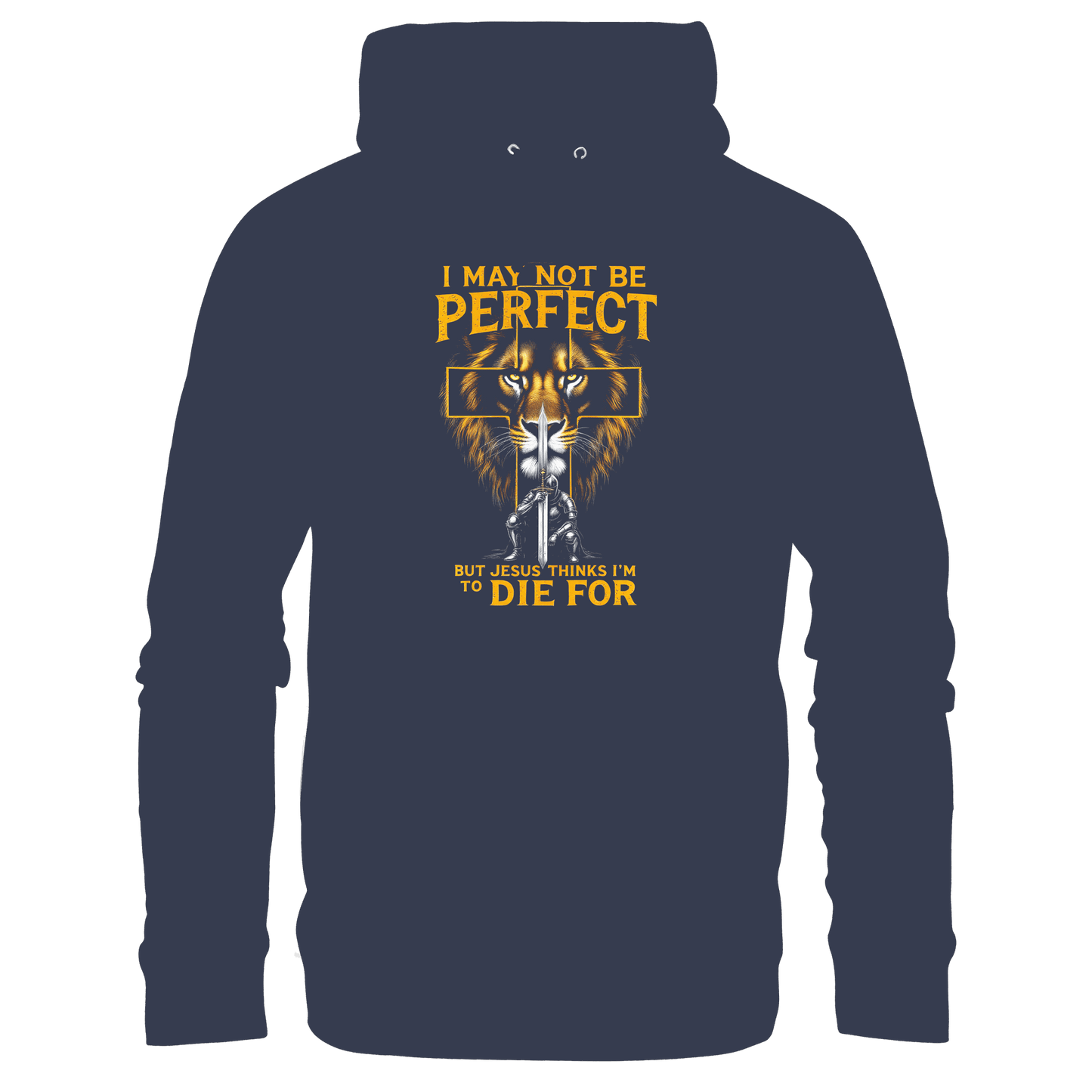 I May Not Be Perfect, But Jesus Thinks I’m to Die For | Christliches Design mit Botschaft der Gnade - Kids Premium Hoodie