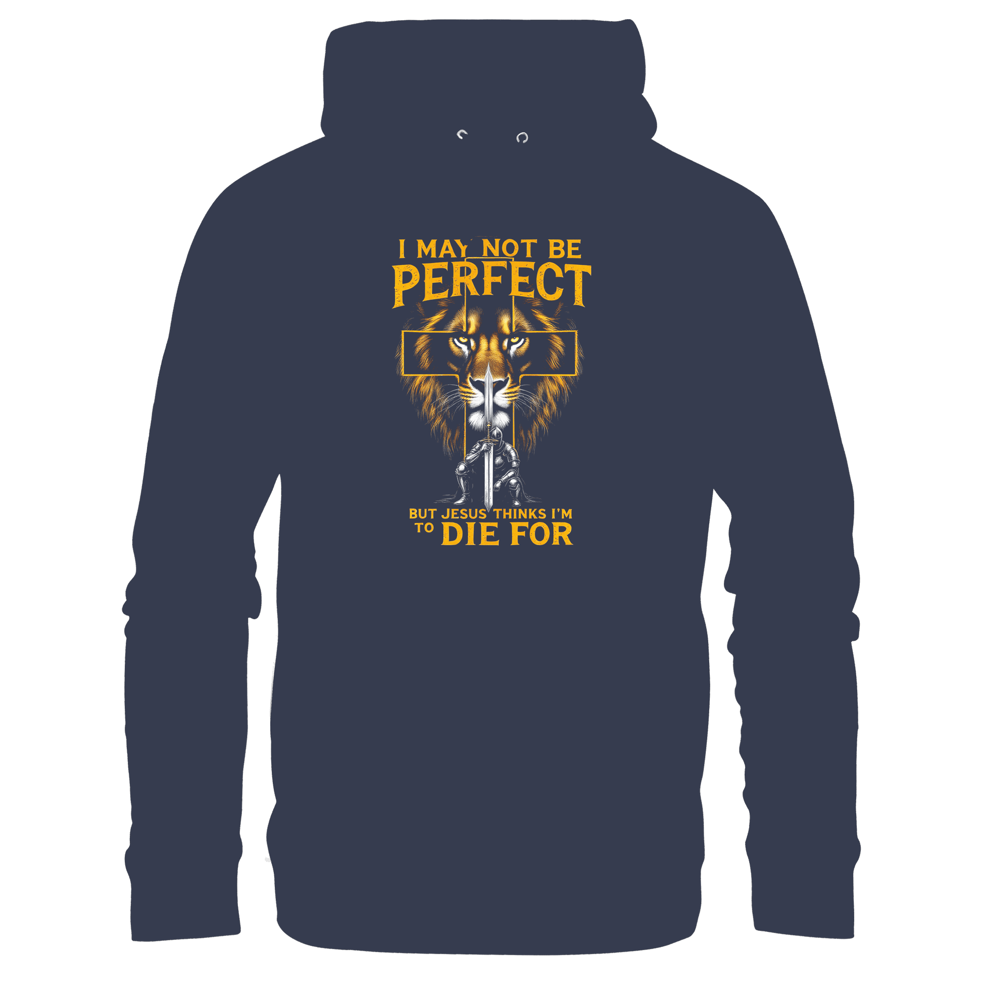 I May Not Be Perfect, But Jesus Thinks I’m to Die For | Christliches Design mit Botschaft der Gnade - Kids Premium Hoodie