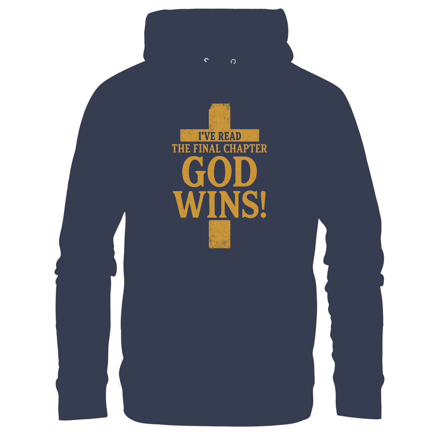 GOD WINS – Das Ende steht fest | Christliche Kleidung & Geschenke im Kreuz-Design - Kids Premium Hoodie