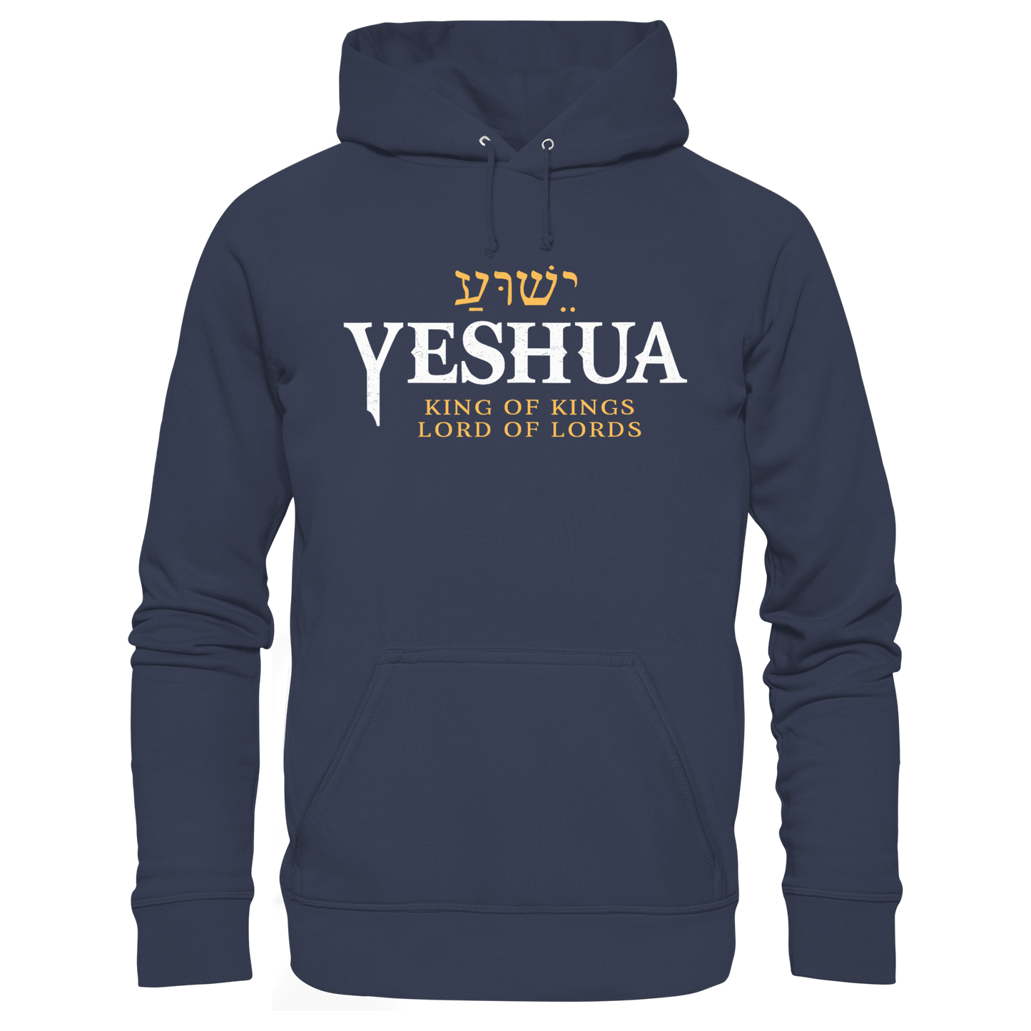 Yeshua – King of Kings, Lord of Lords | Christliches Design mit dem Namen Jesu - Kids Premium Hoodie