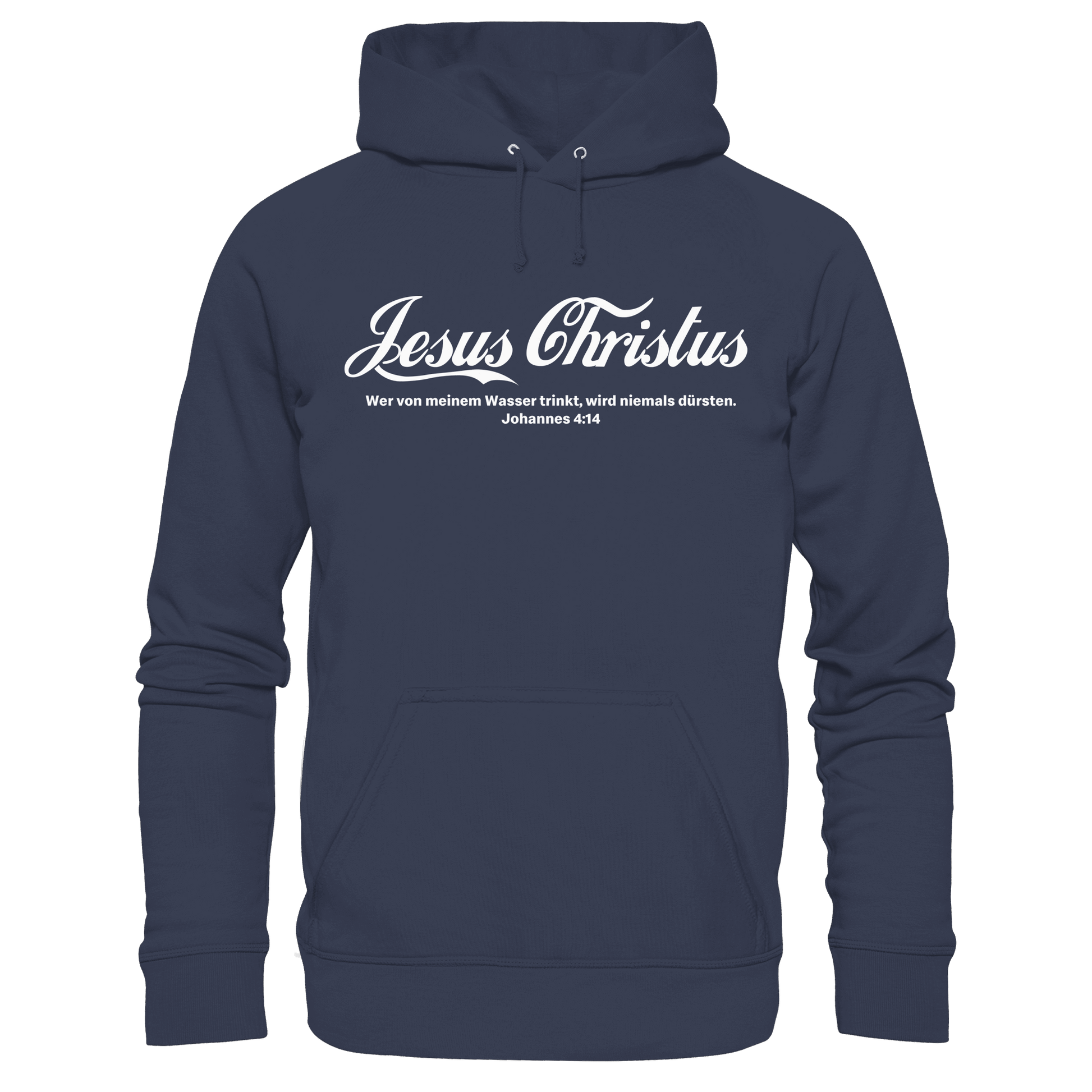 Jesus Christus – Johannes 4,14 | Christliches Statement Design „Lebendiges Wasser“ - Kids Premium Hoodie