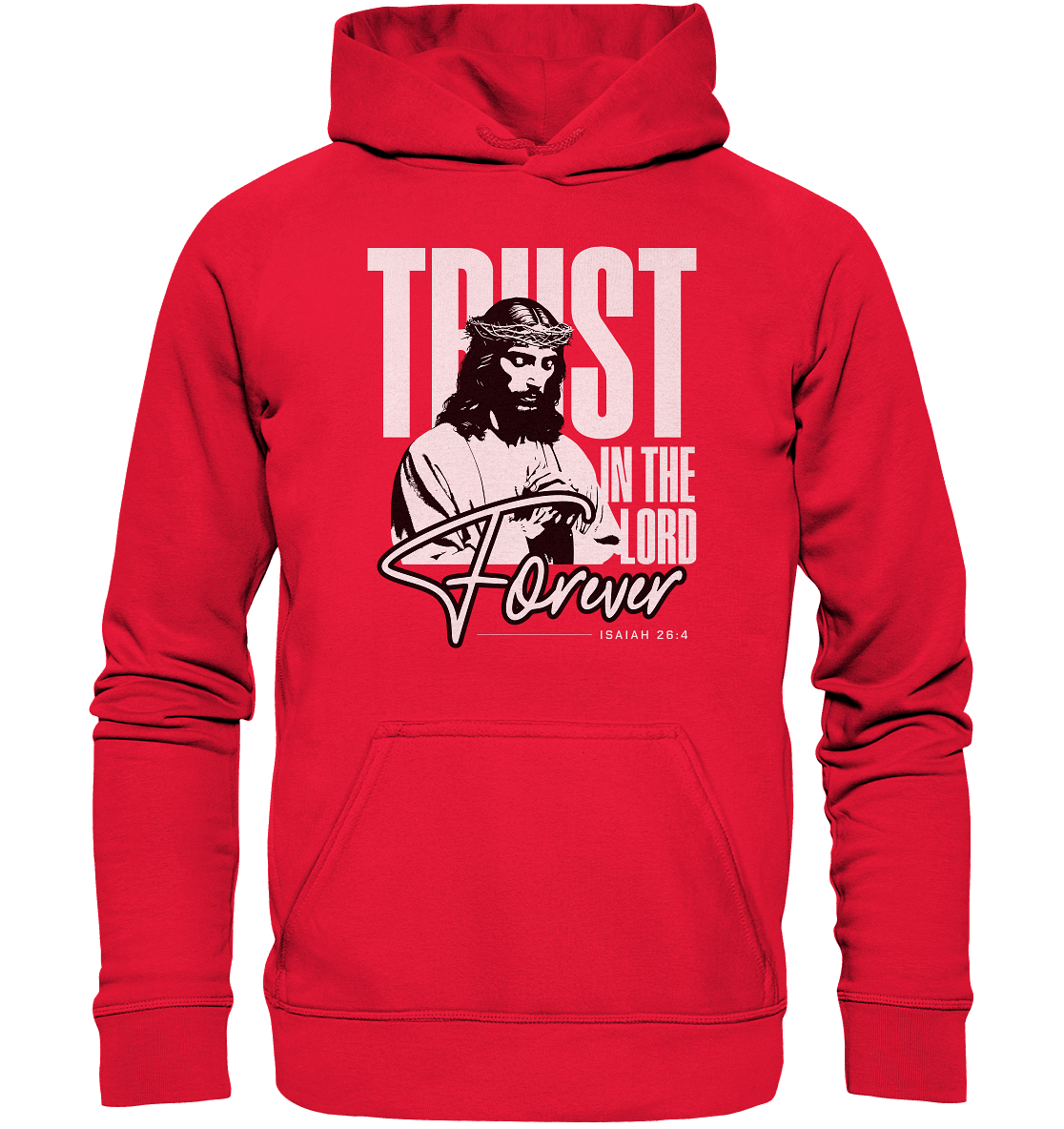 Trust in the Lord Forever – Eine Botschaft des unerschütterlichen Glaubens - Kids Premium Hoodie
