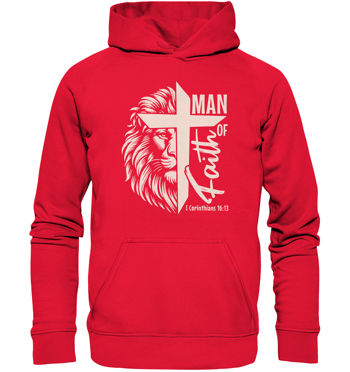 Man of Faith – 1. Corinthians 16:13 - Kids Premium Hoodie