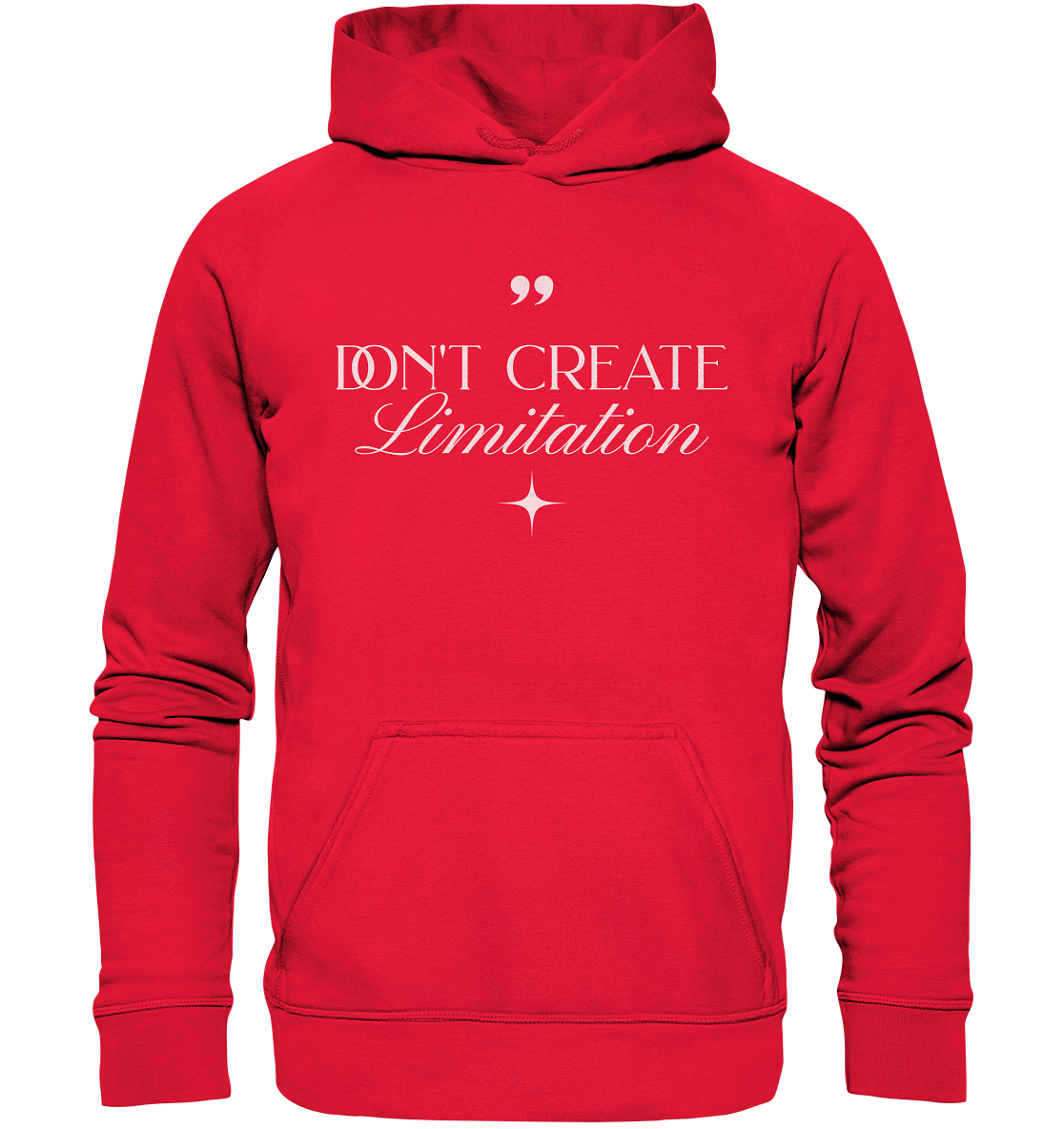 Don’t Create Limitations - Kids Premium Hoodie - GfoitMa - Rot / 116