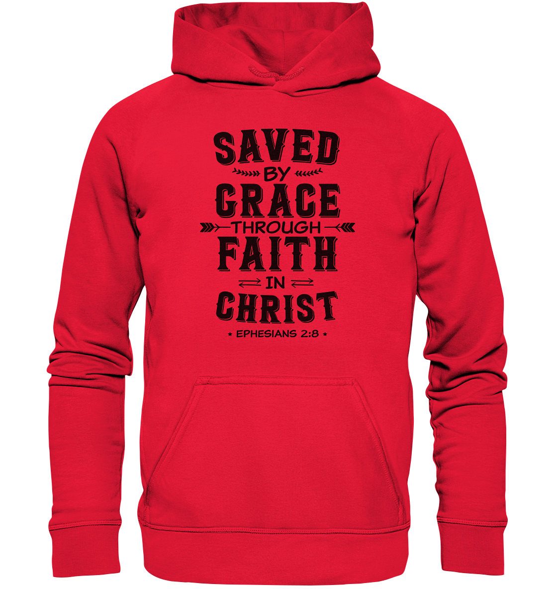 Saved by Grace through Faith in Christ - Kids Premium Hoodie - GfoitMa - Rot / 116