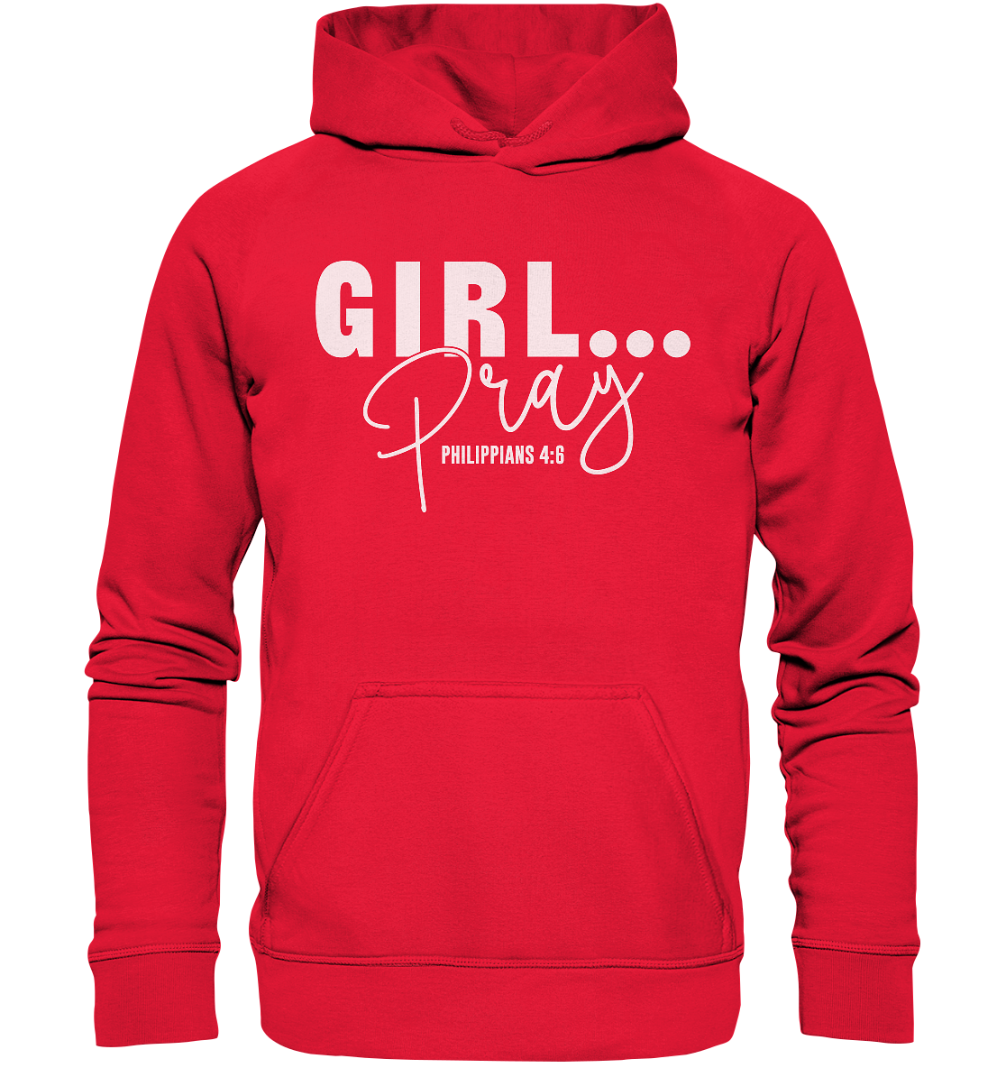 Girl. Pray. - Kids Premium Hoodie - GfoitMa - Rot / 116