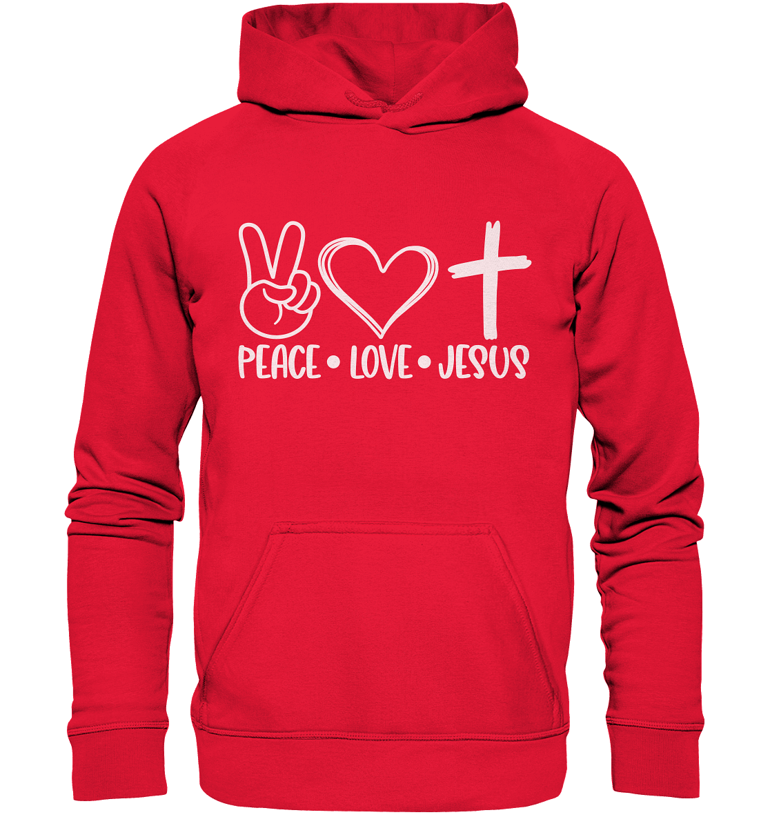 Frieden, Liebe, Jesus: Christliche Kleidungskollektion - Kids Premium Hoodie
