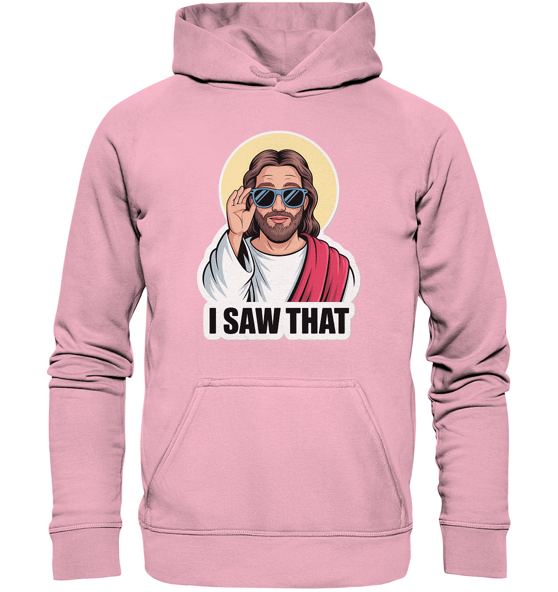 I Saw That – Jesus mit Sonnenbrille | Christliche Produkte - Kids Premium Hoodie