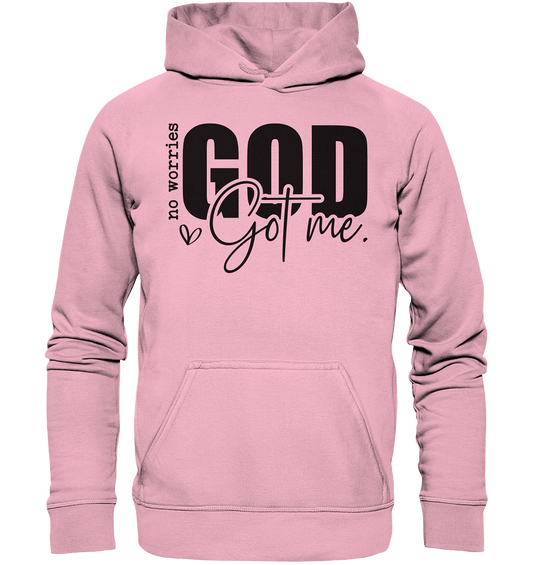Keine Sorgen, Gott hält mich fest - Kids Premium Hoodie - GfoitMa - Light Pink / 116