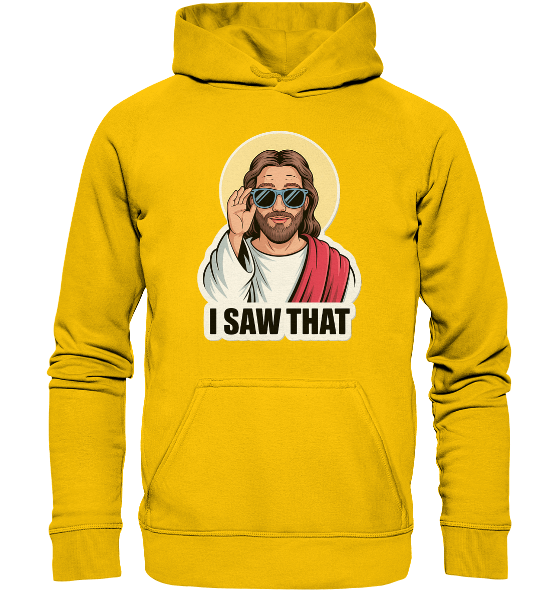 I Saw That – Jesus mit Sonnenbrille | Christliche Produkte - Kids Premium Hoodie