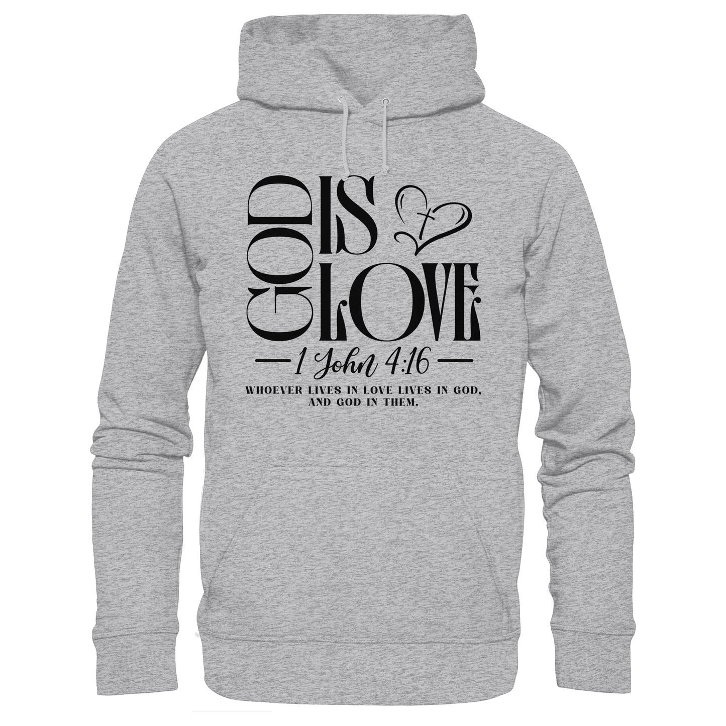 God Is Love – 1. John 4:16 | Ein Statement des Glaubens - Kids Premium Hoodie