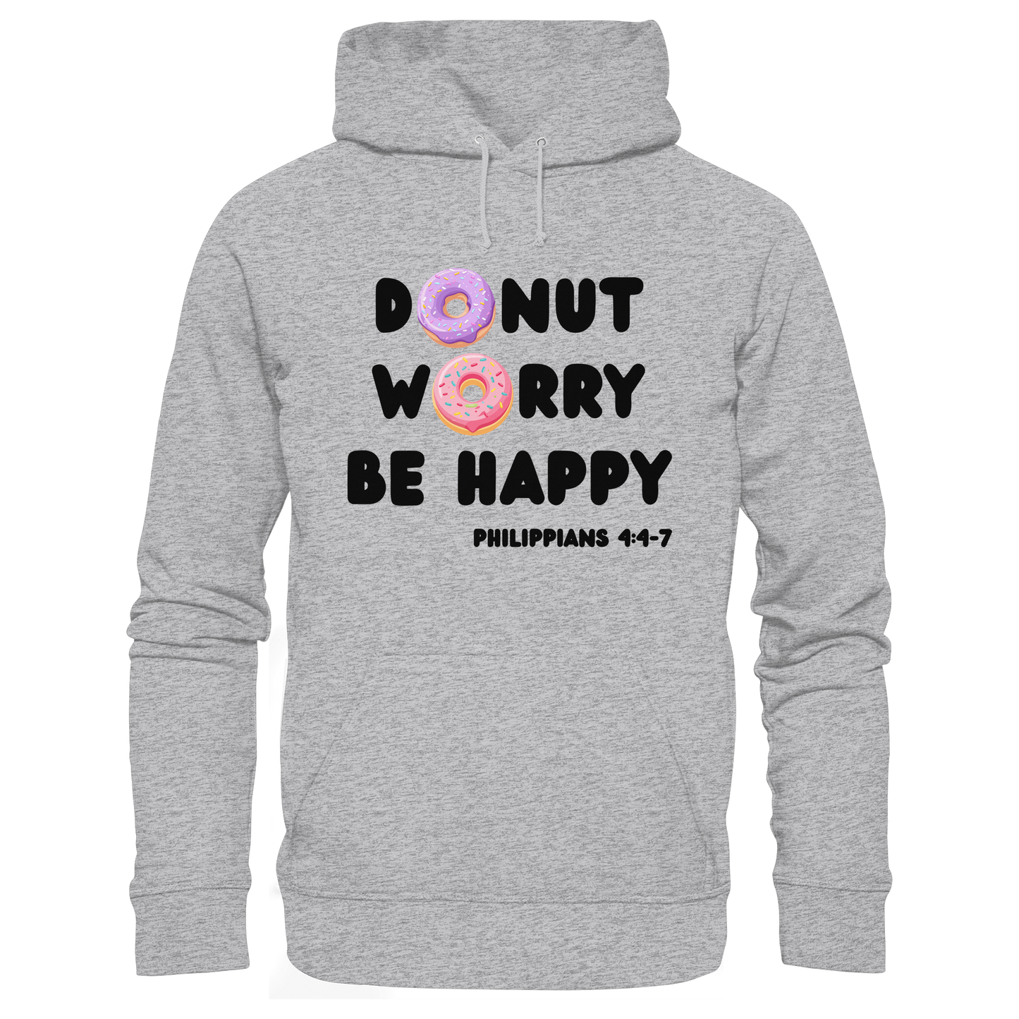 Donut Worry, Be Happy – Philipper 4,4–7 | Christliches Donut Design - Kids Premium Hoodie
