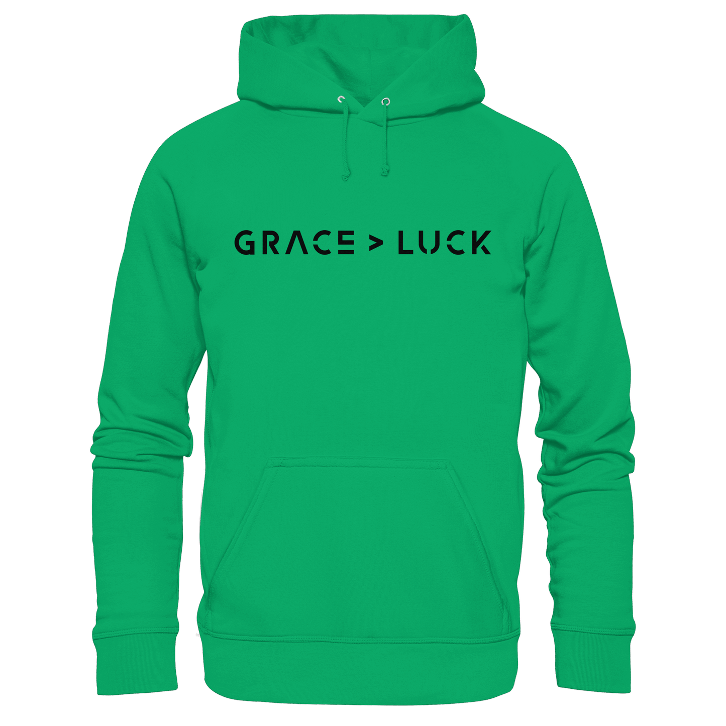 Grace > Luck | Christliches Design über Gottes Gnade - Kids Premium Hoodie