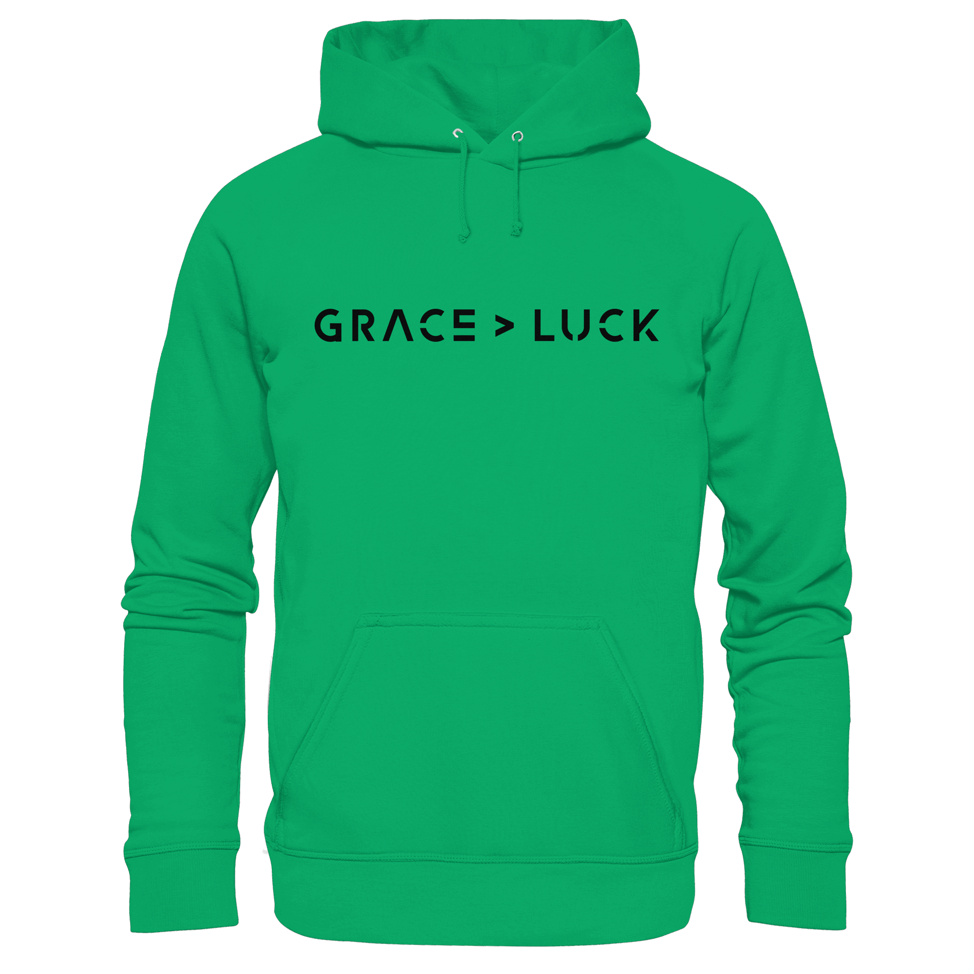 Grace > Luck | Christliches Design über Gottes Gnade - Kids Premium Hoodie