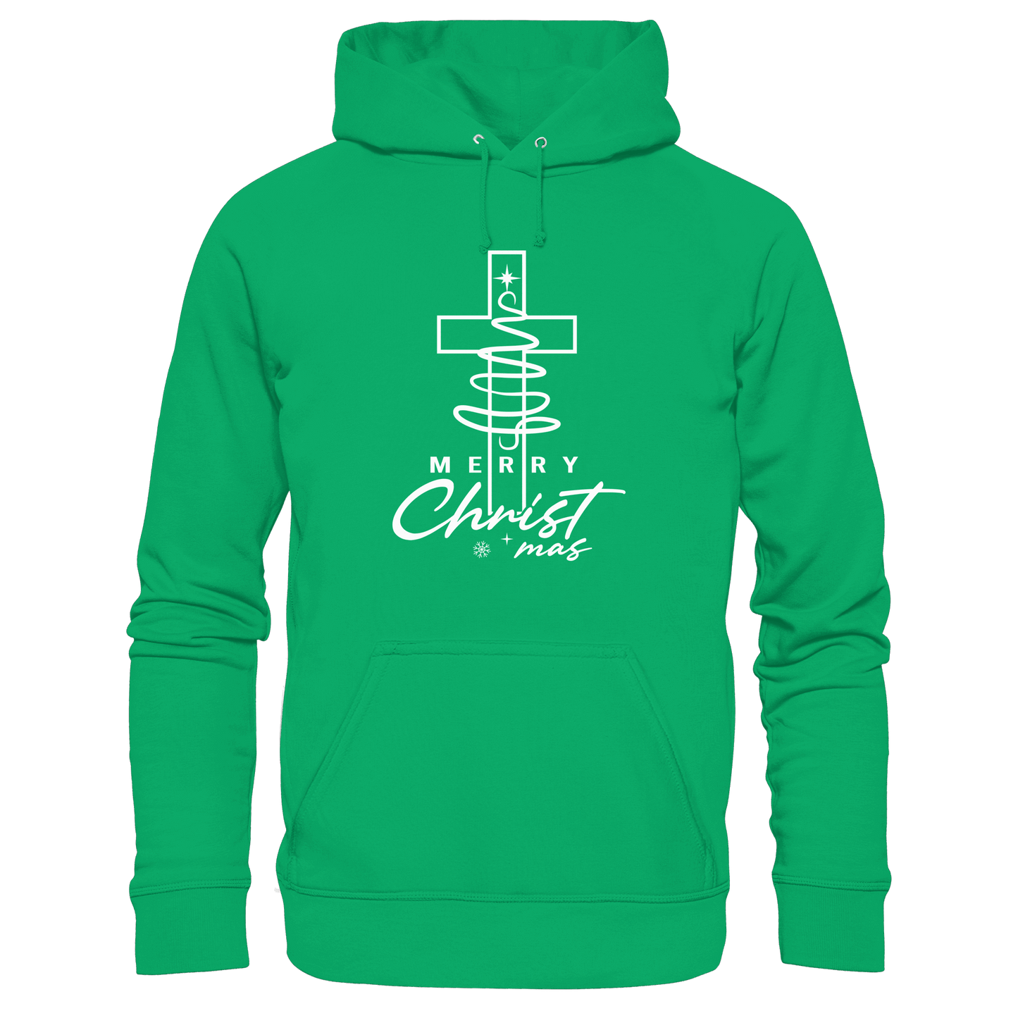 Kreuz und Christbaum – Merry Christ*mas Design - Kids Premium Hoodie