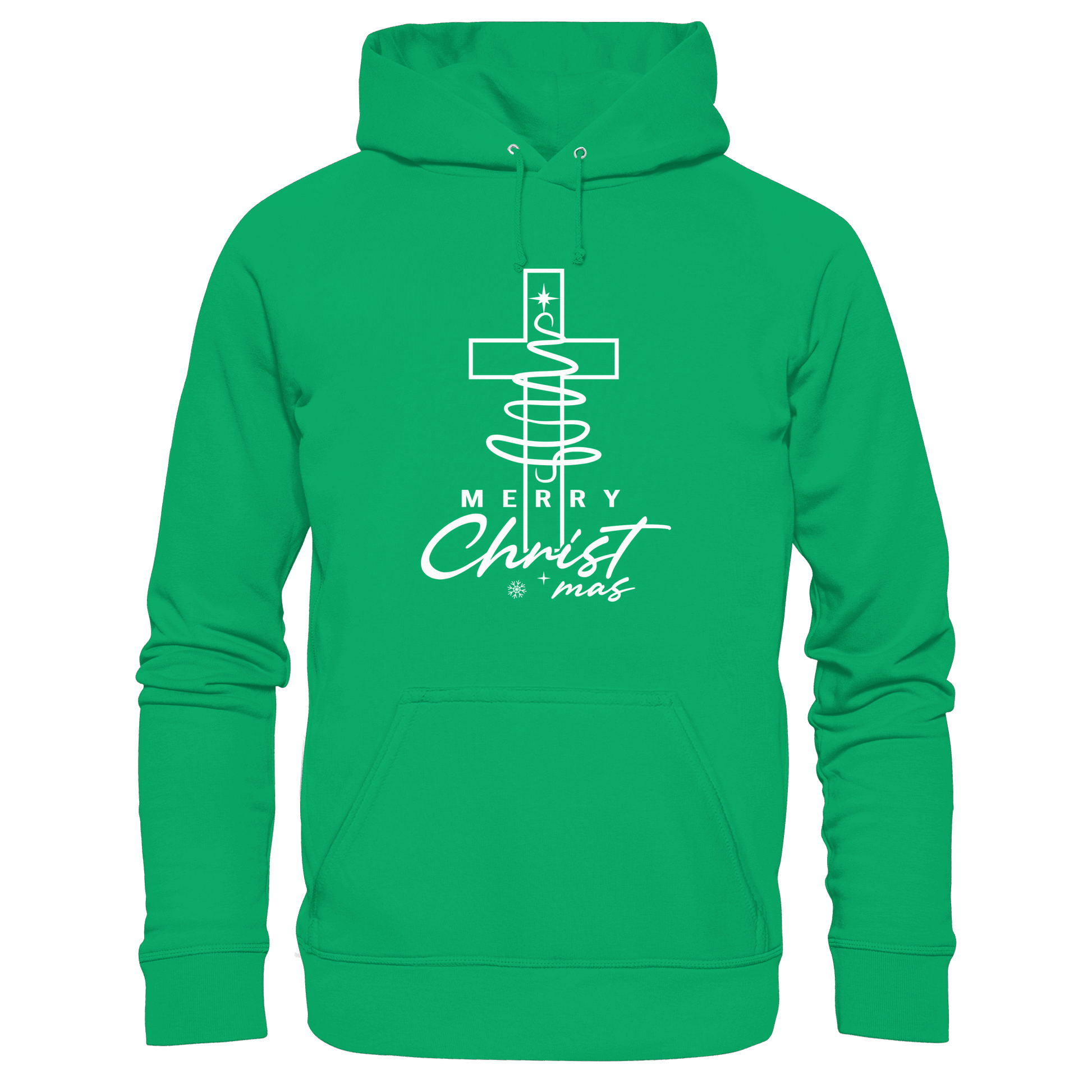Kreuz und Christbaum – Merry Christ*mas Design - Kids Premium Hoodie