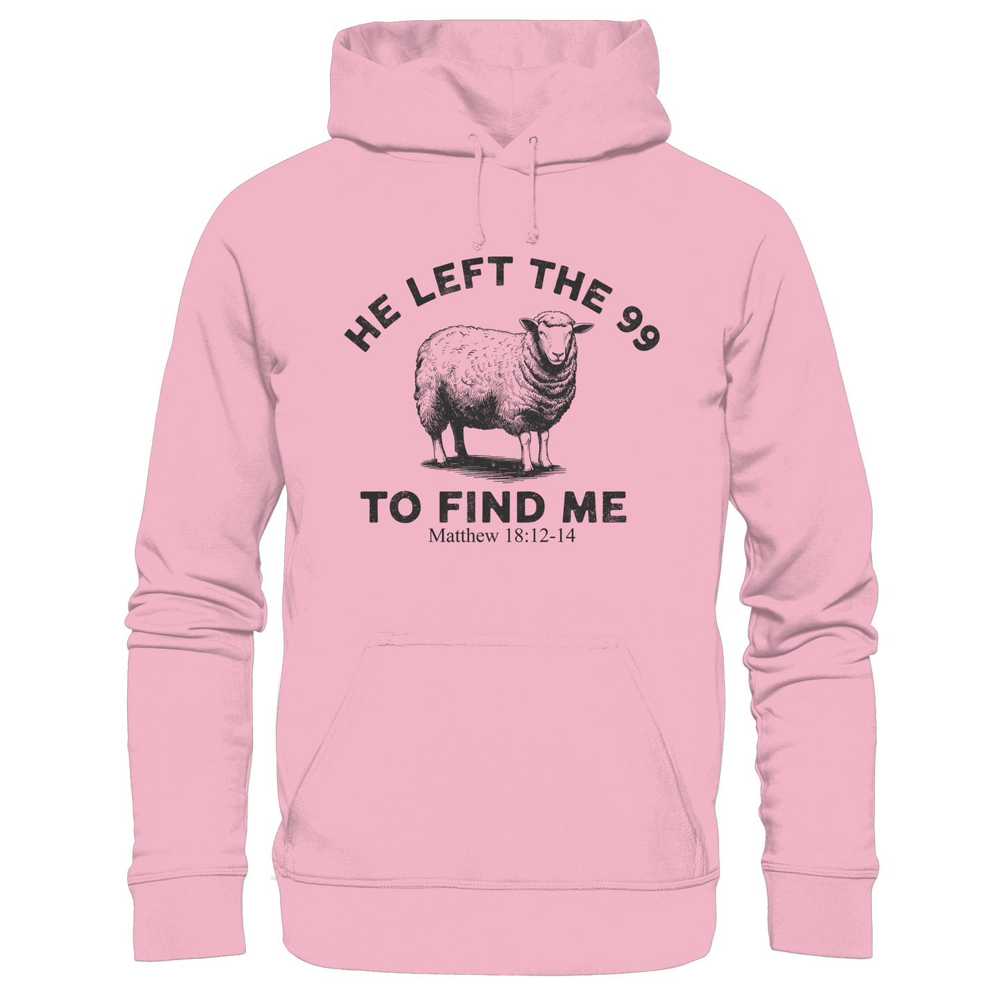 He Left the 99 to Find Me | Persönliches Glaubensbekenntnis - Kids Premium Hoodie