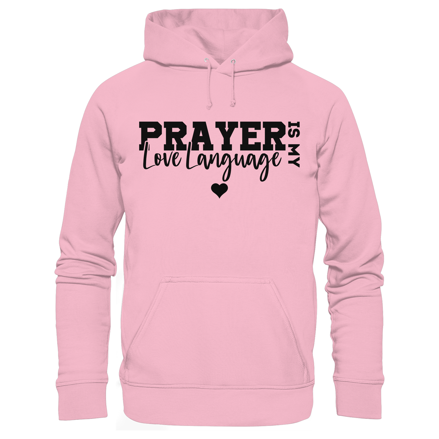 Prayer Is My Love Language – Christian Clothing with a Statement - Kids Premium Hoodie
