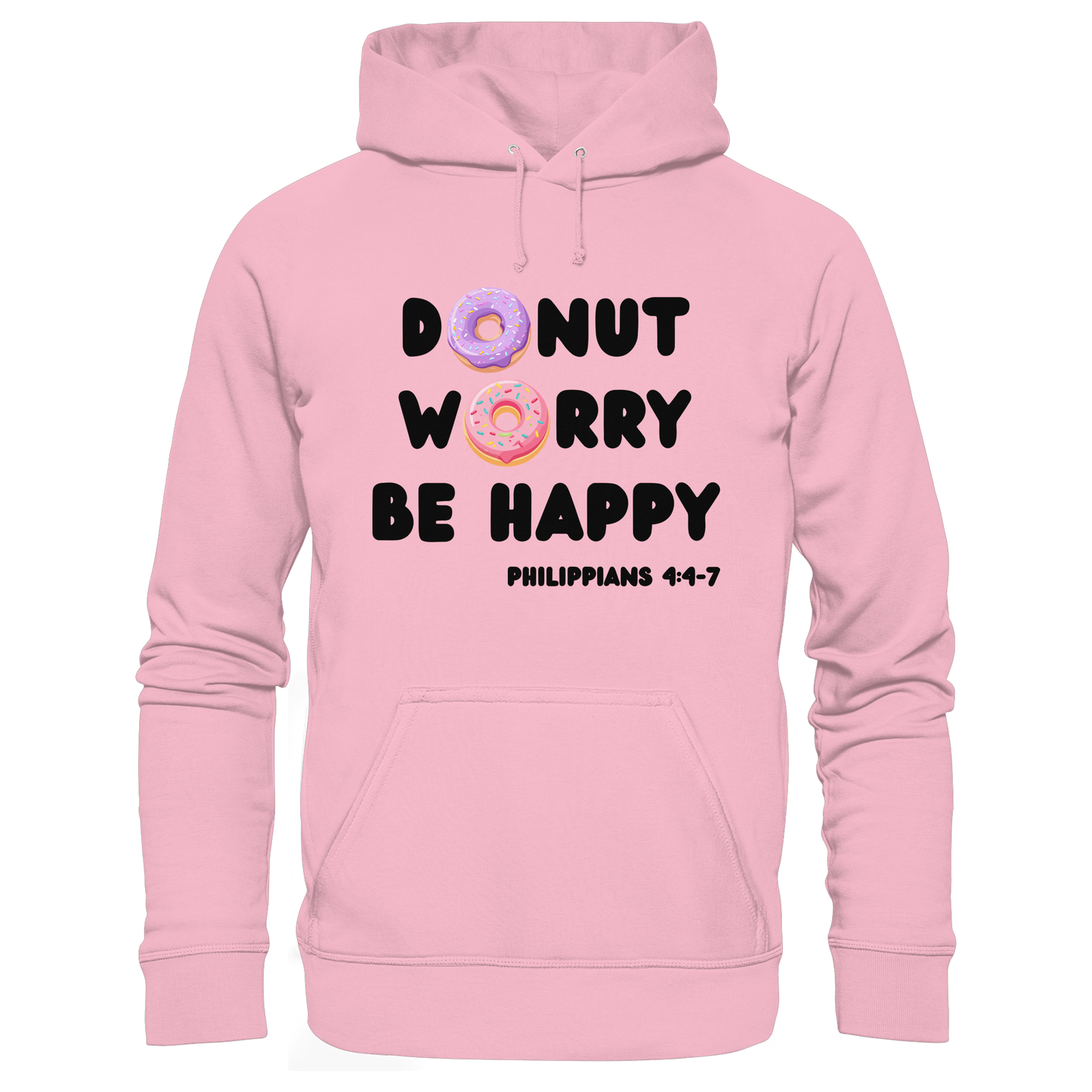Donut Worry, Be Happy – Philipper 4,4–7 | Christliches Donut Design - Kids Premium Hoodie