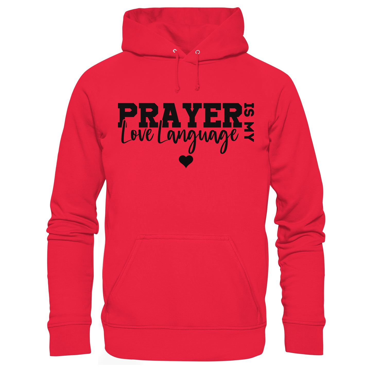 Prayer Is My Love Language – Christian Clothing with a Statement - Kids Premium Hoodie