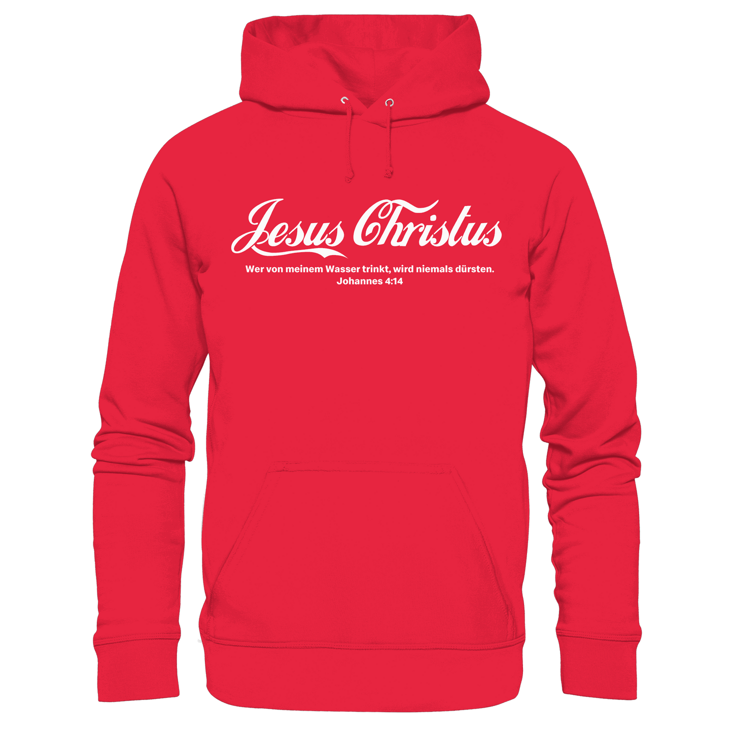 Jesus Christus – Johannes 4,14 | Christliches Statement Design „Lebendiges Wasser“ - Kids Premium Hoodie
